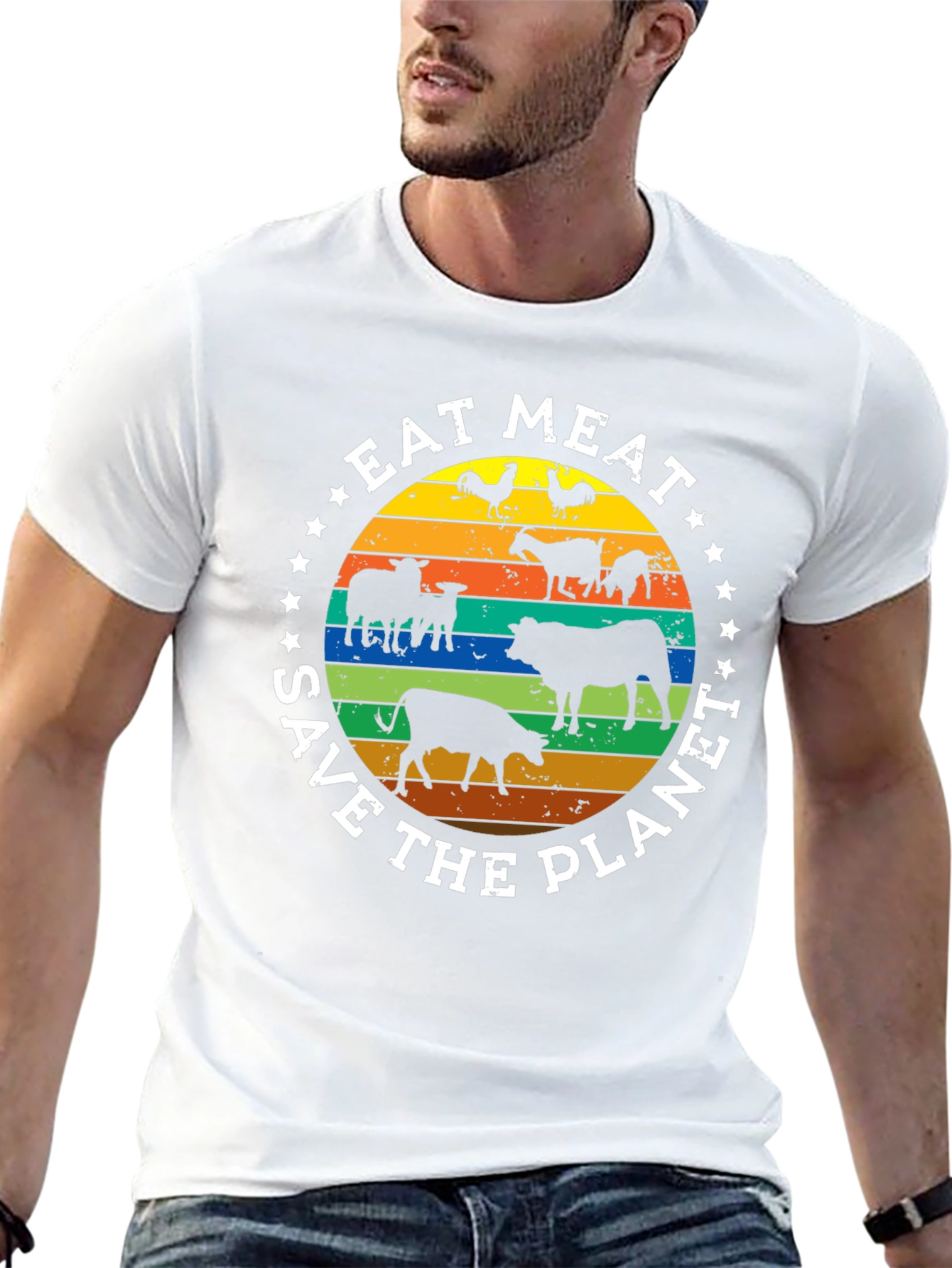 Eat Meat Save the Planet T-Shirt