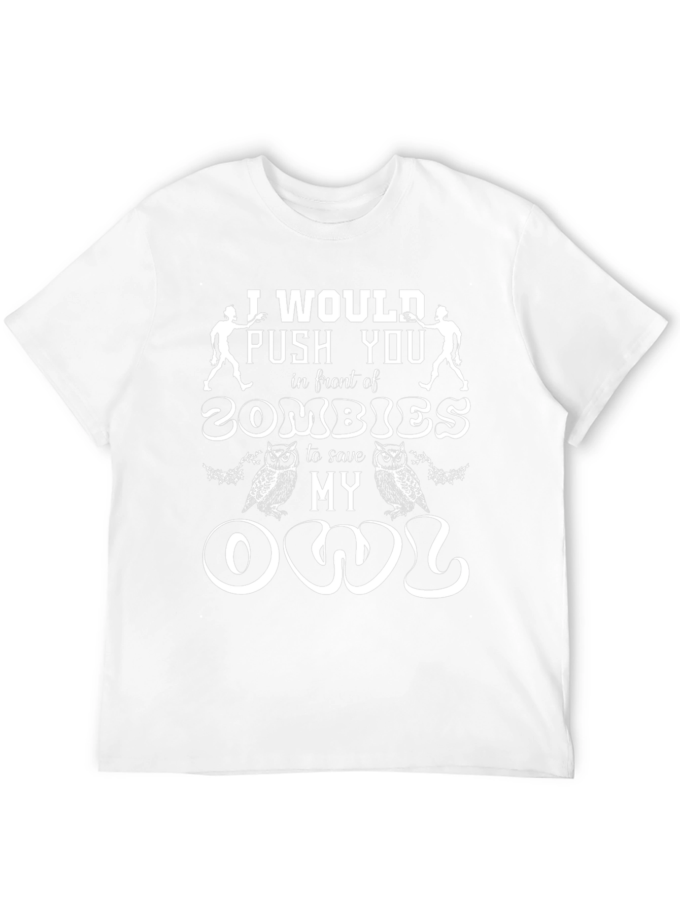 Zombie Owl Humor T-Shirt