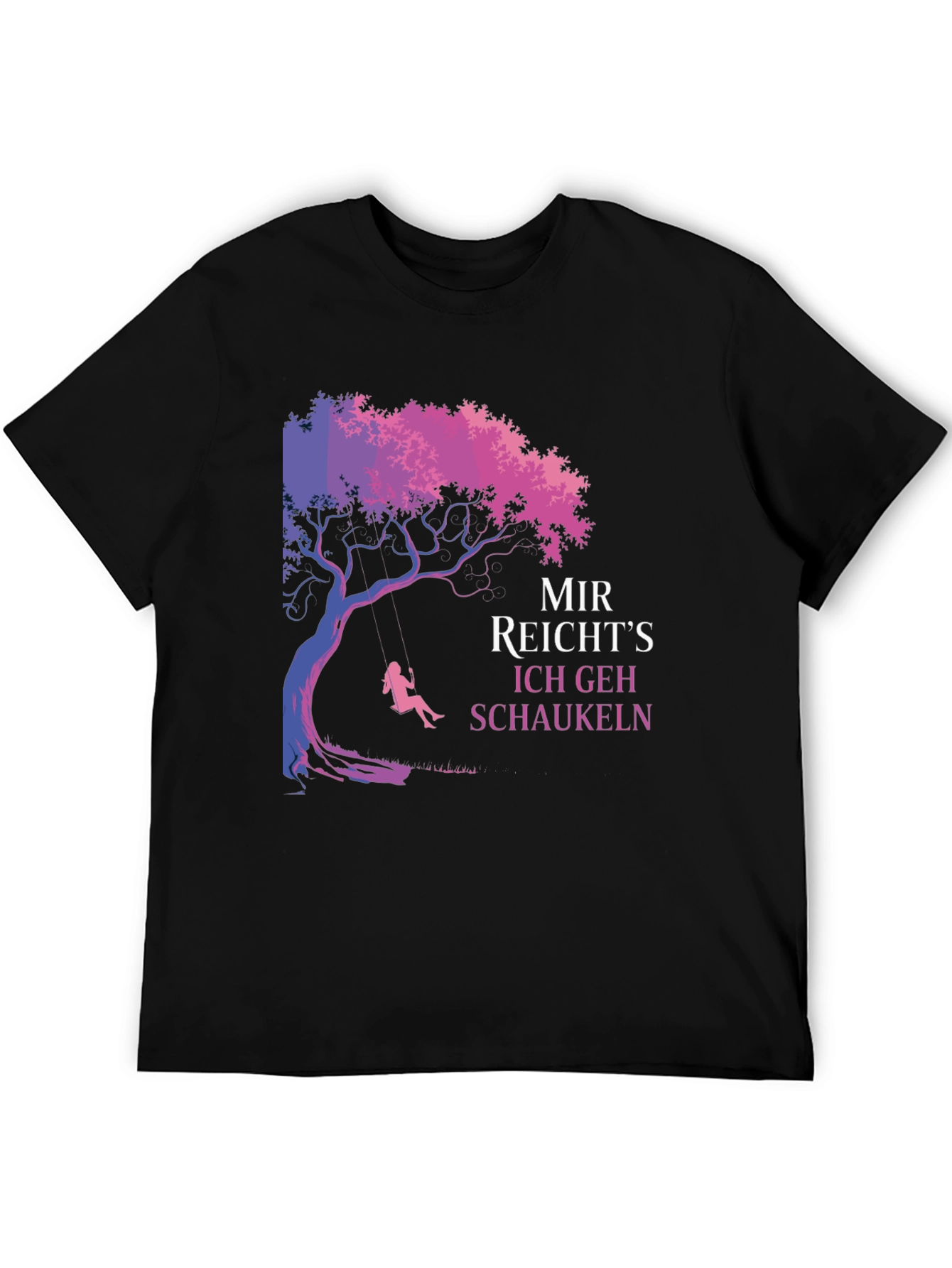 Mir Reichts Ich Geh Schaukeln Tree Swing Graphic Tee