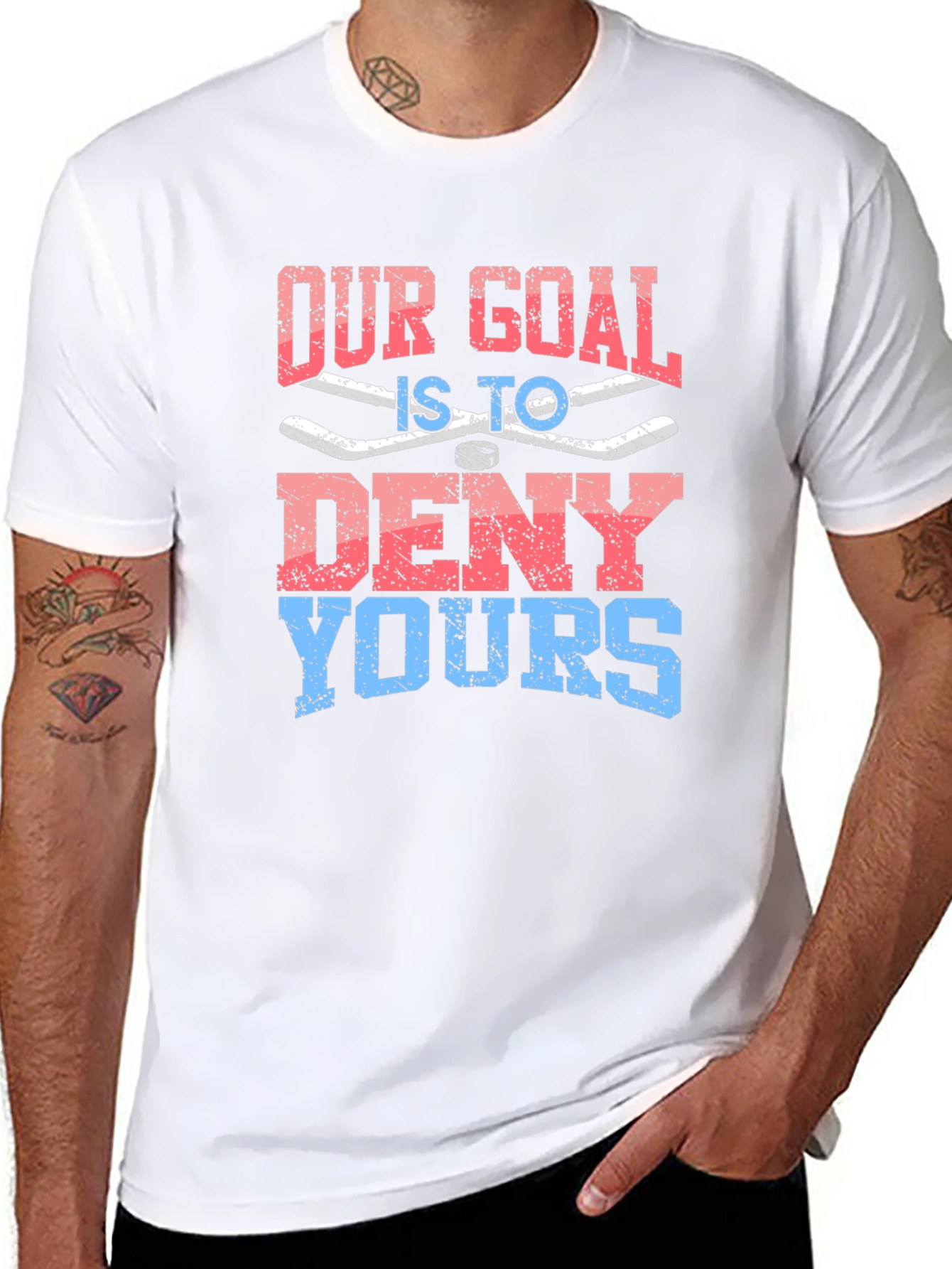 Our Goal is to Deny Yours Graphic T-Shirt