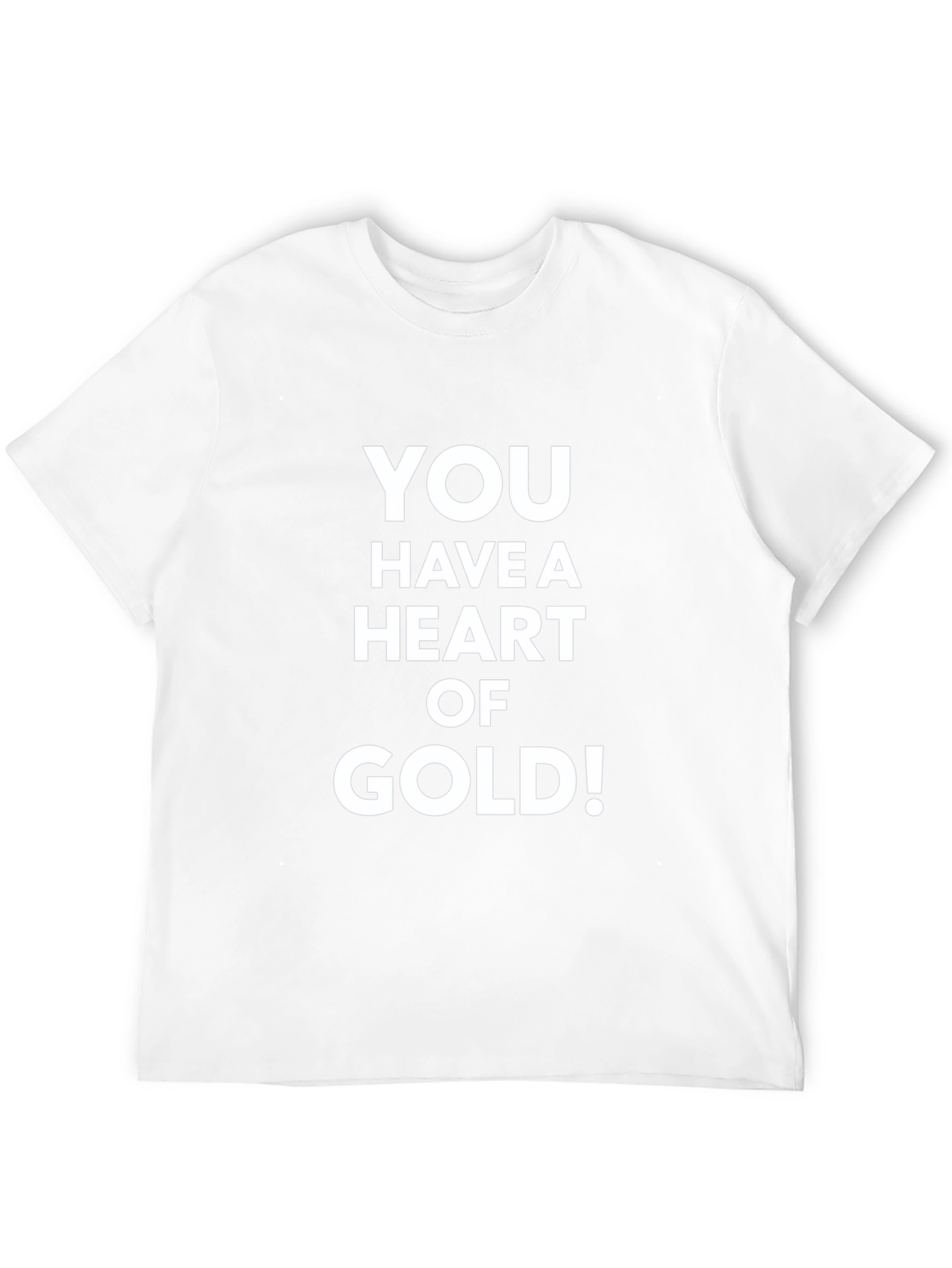 Heart of Gold Graphic Tee - Black