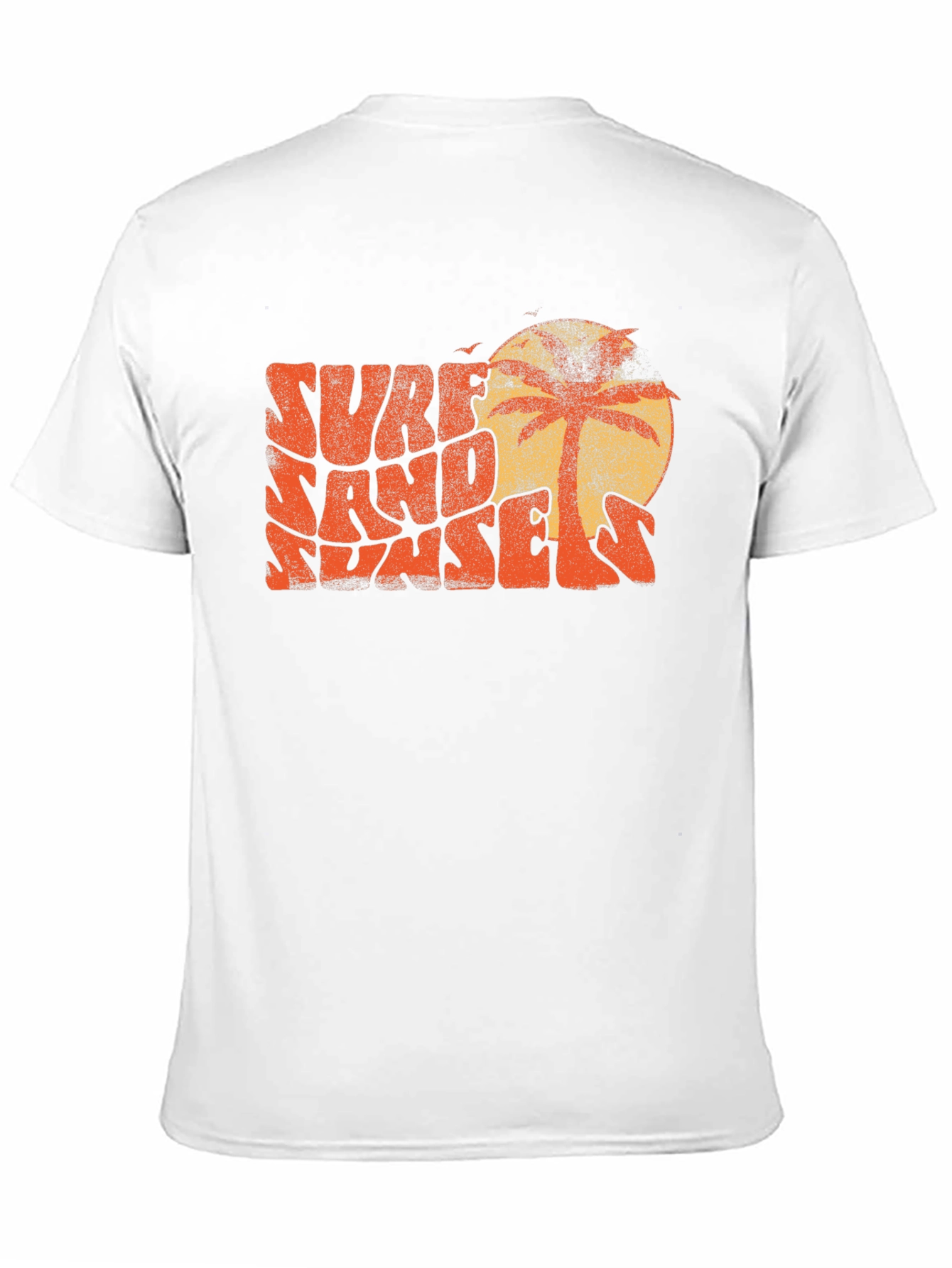 Surf Sand Sunsets Graphic Tee - Retro Style