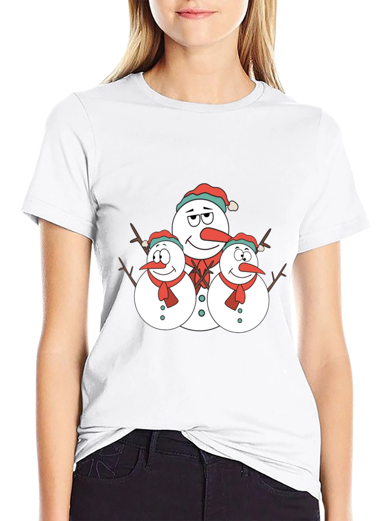 Festive Snowman T-Shirt - Holiday Fun!