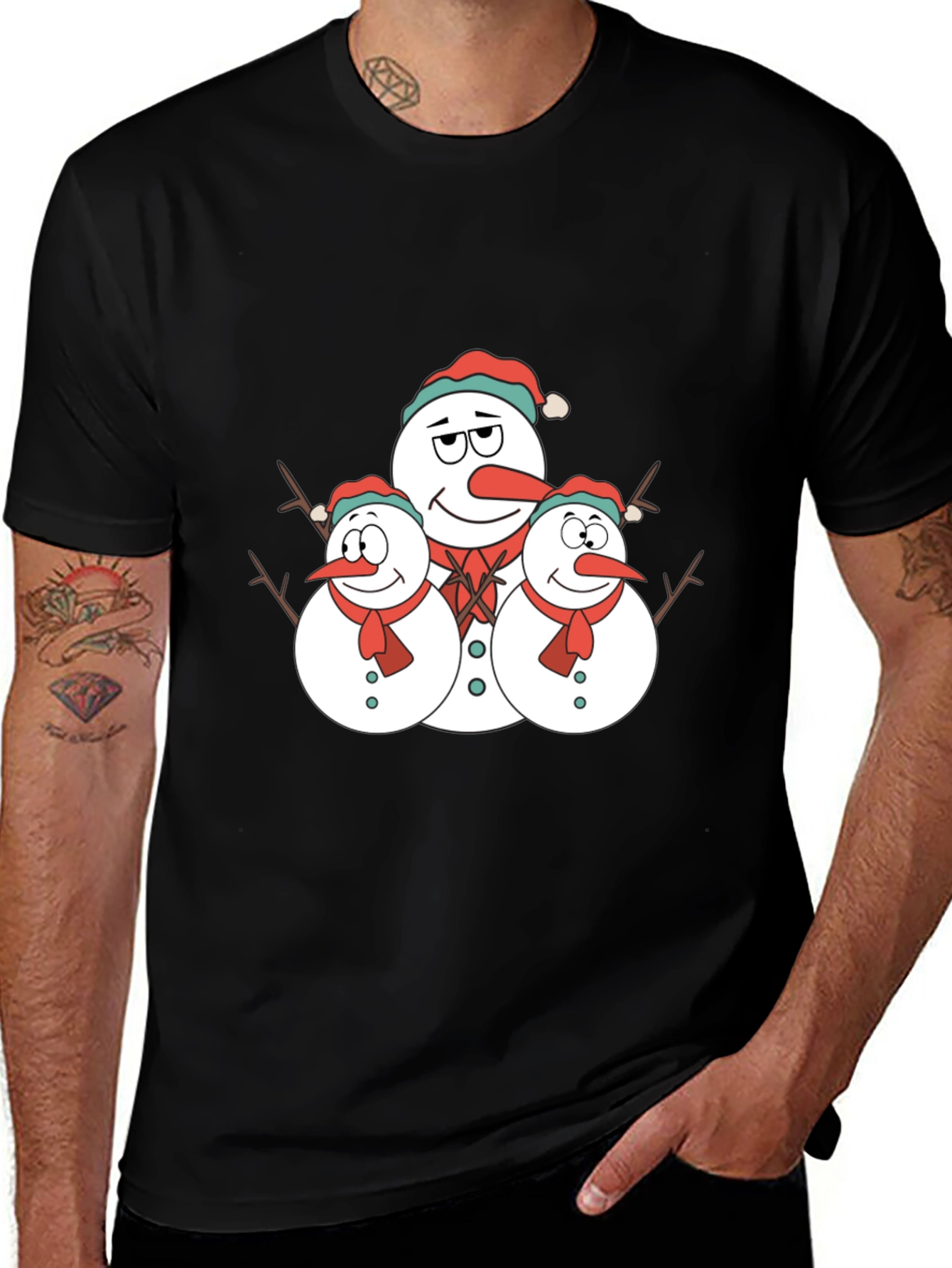 Festive Snowman T-Shirt - Holiday Fun!