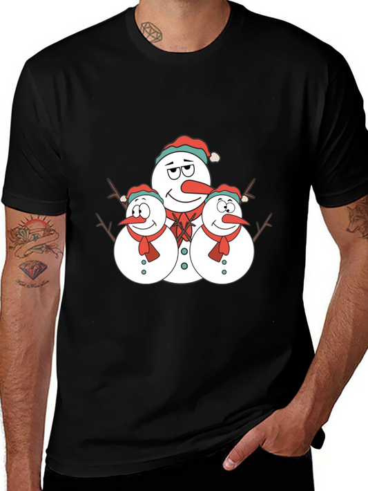 Festive Snowman T-Shirt - Holiday Fun!