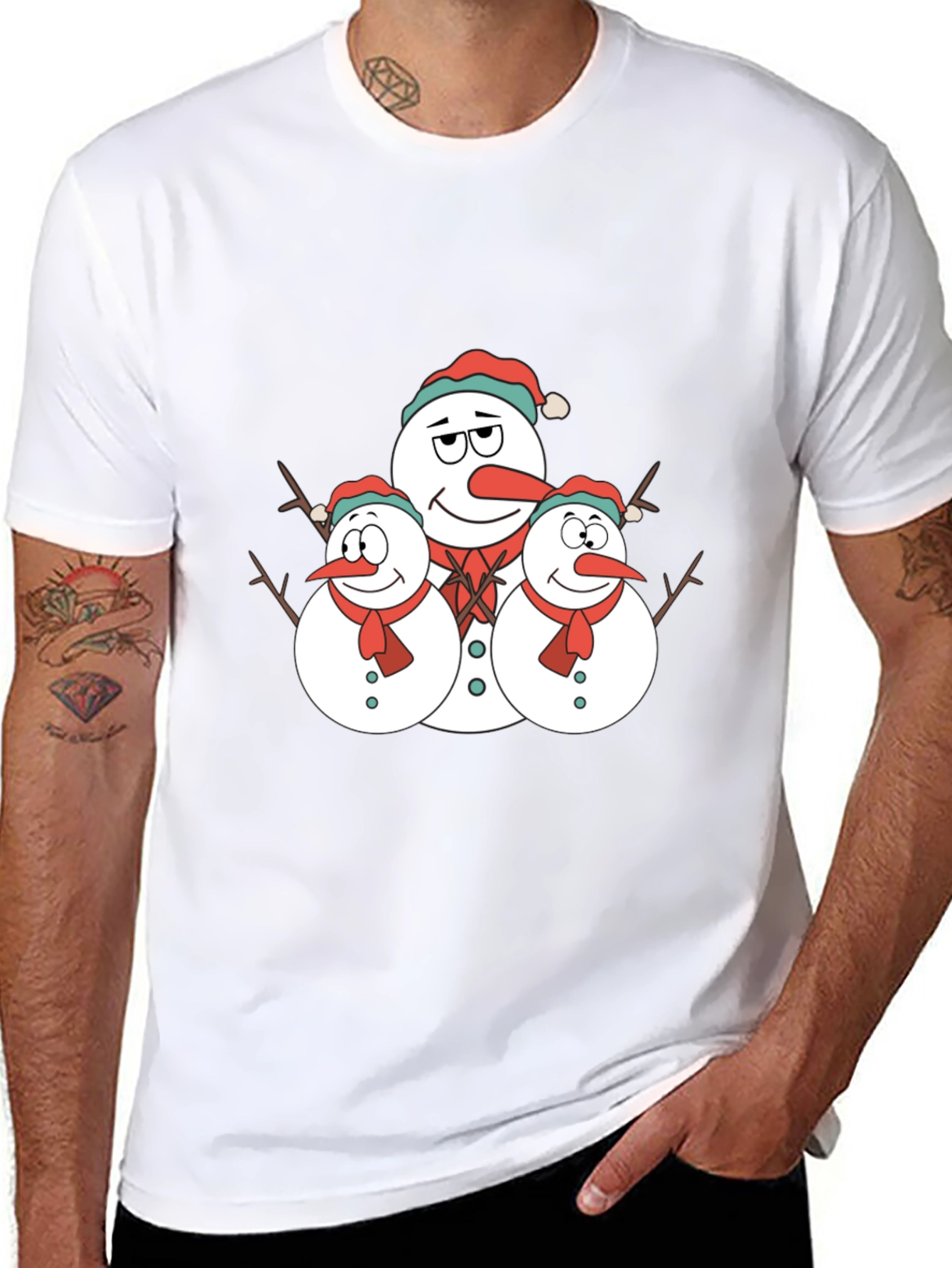 Festive Snowman T-Shirt - Holiday Fun!