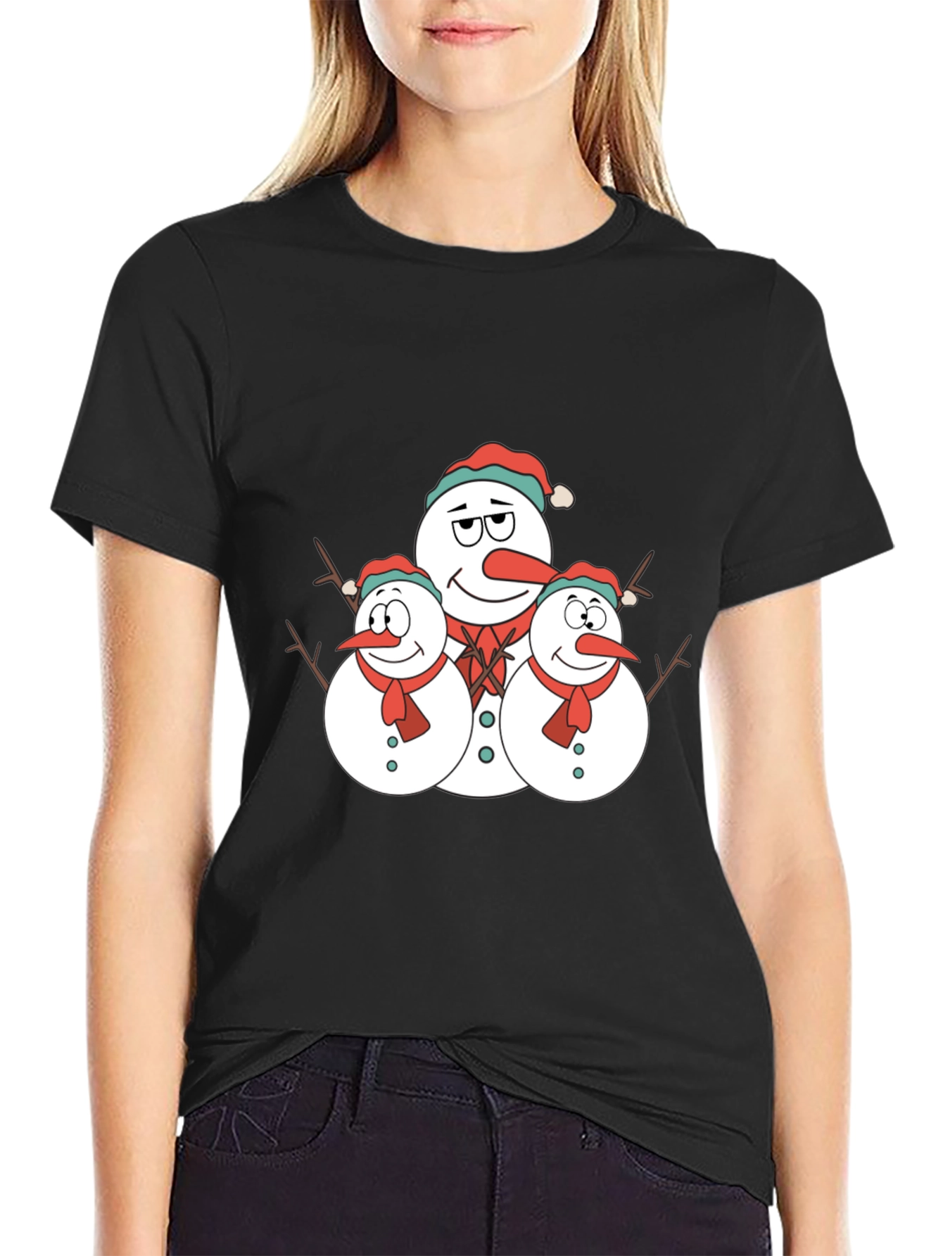 Festive Snowman T-Shirt - Holiday Fun!