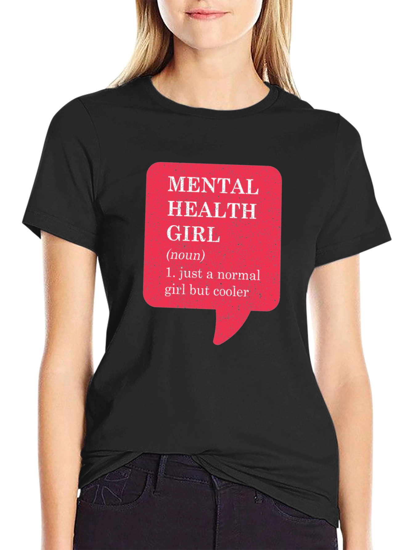 Mental Health Girl Definition T-Shirt
