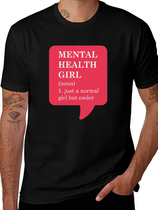 Mental Health Girl Definition T-Shirt