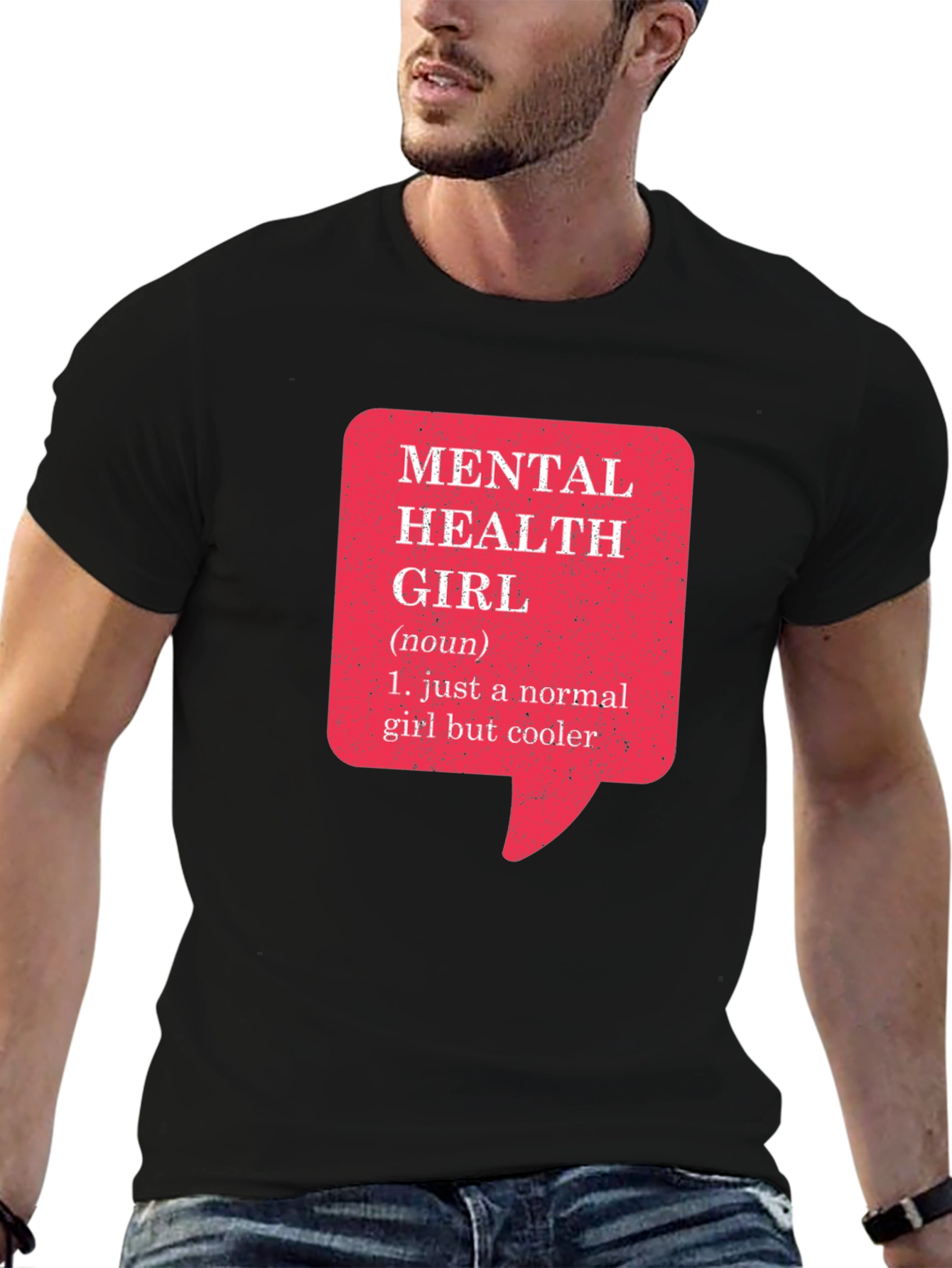 Mental Health Girl Definition T-Shirt