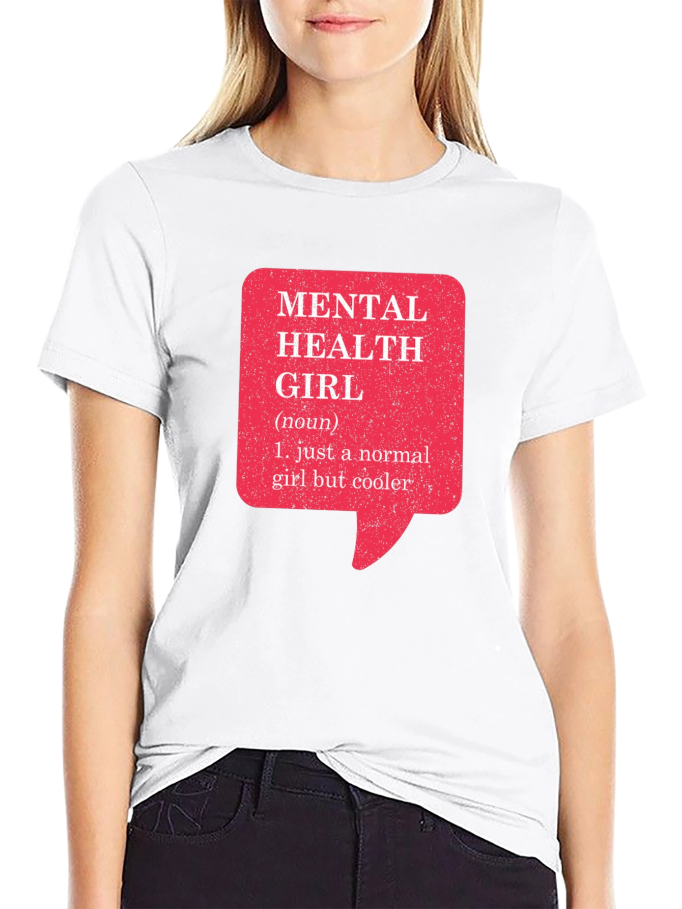 Mental Health Girl Definition T-Shirt