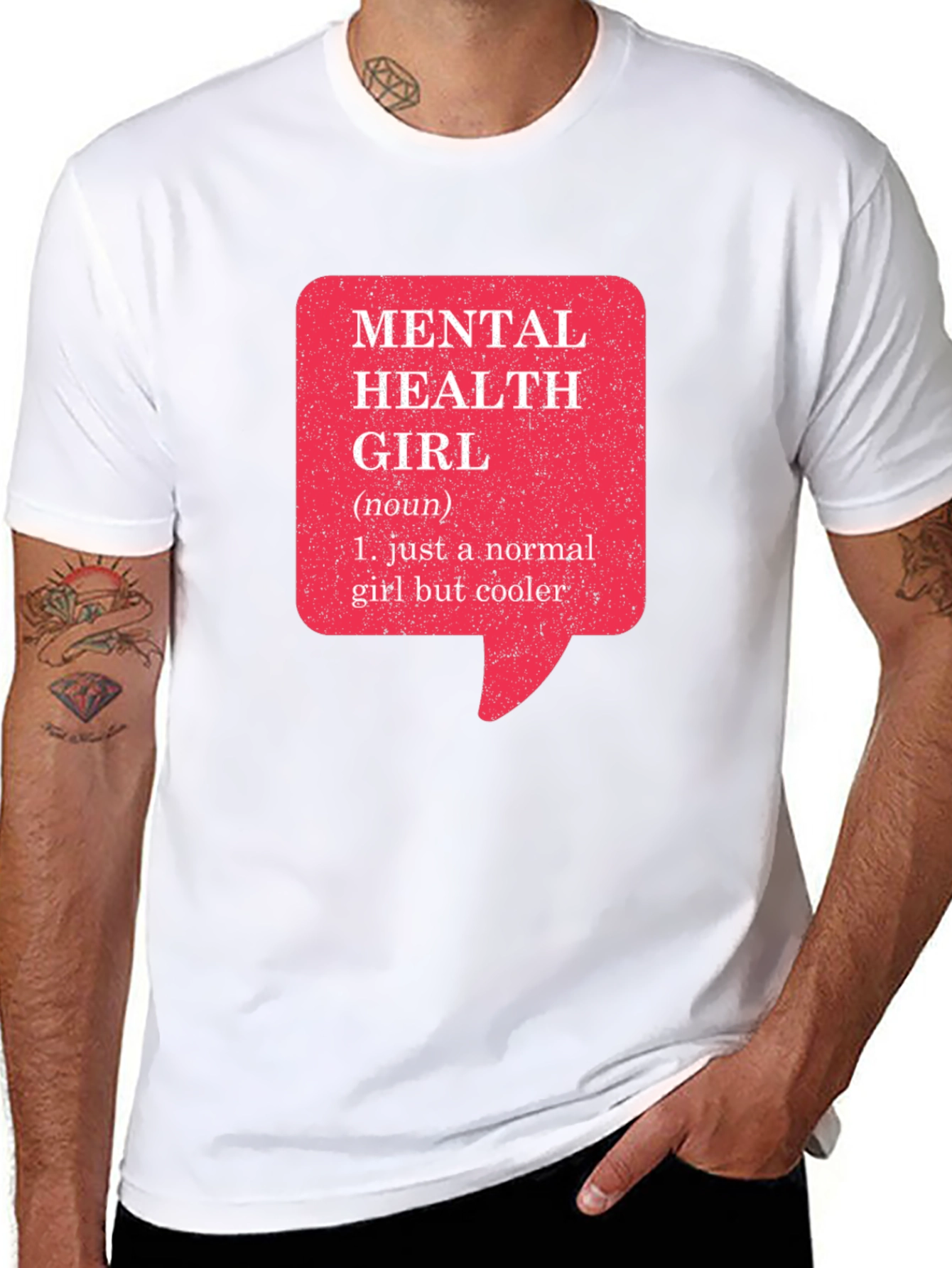 Mental Health Girl Definition T-Shirt