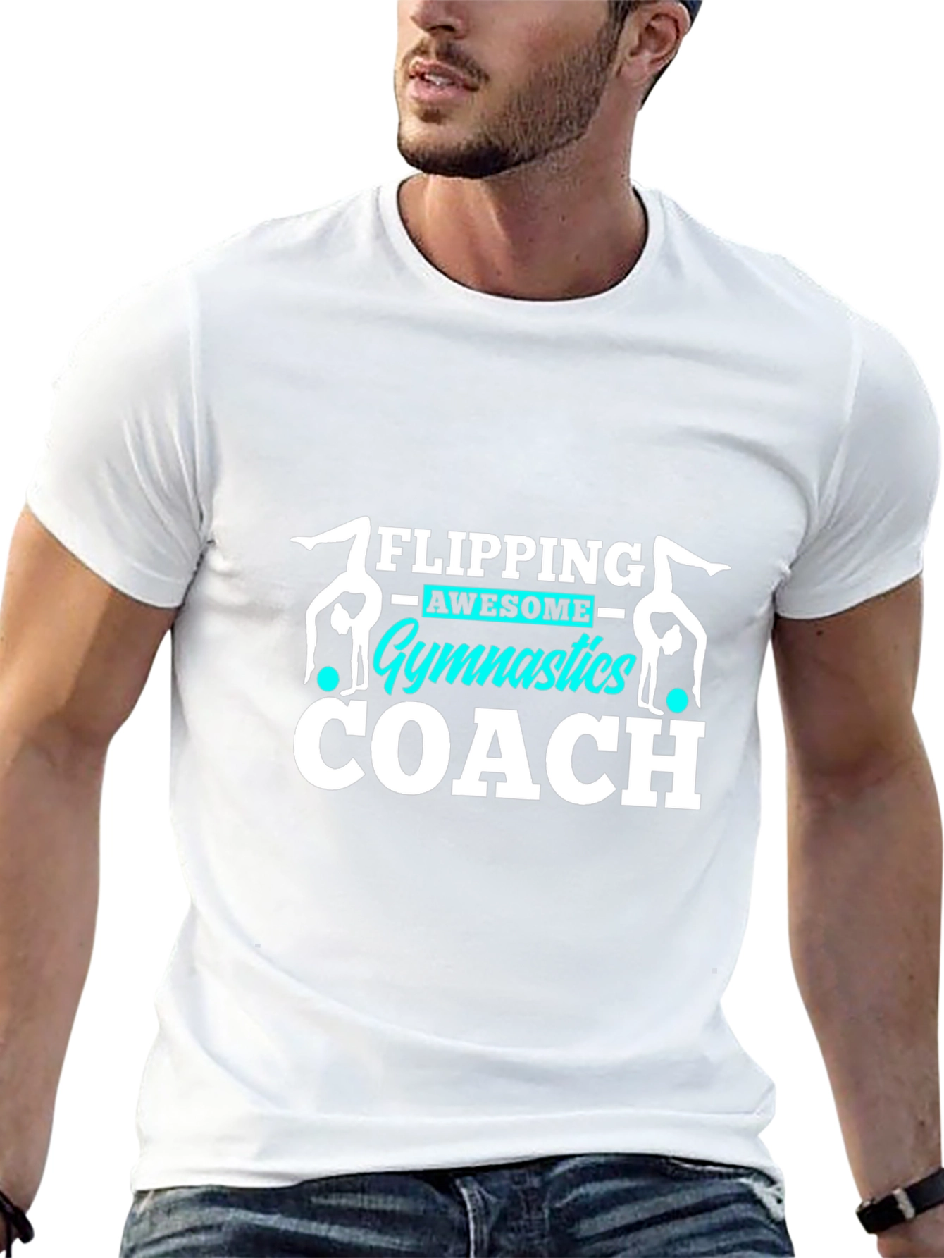 Gymnastics Coach Tee - Flipping Awesome Design