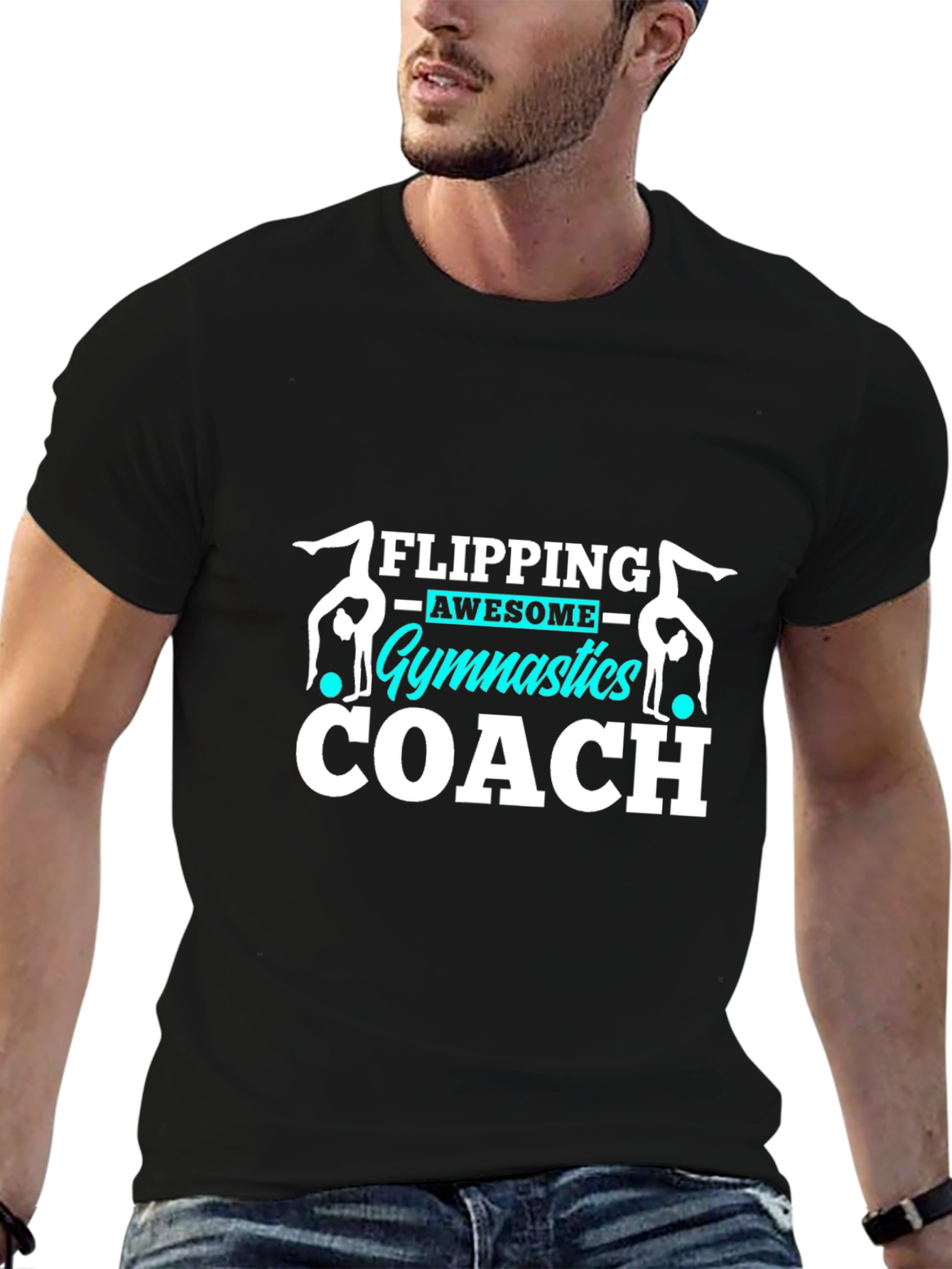 Gymnastics Coach Tee - Flipping Awesome Design