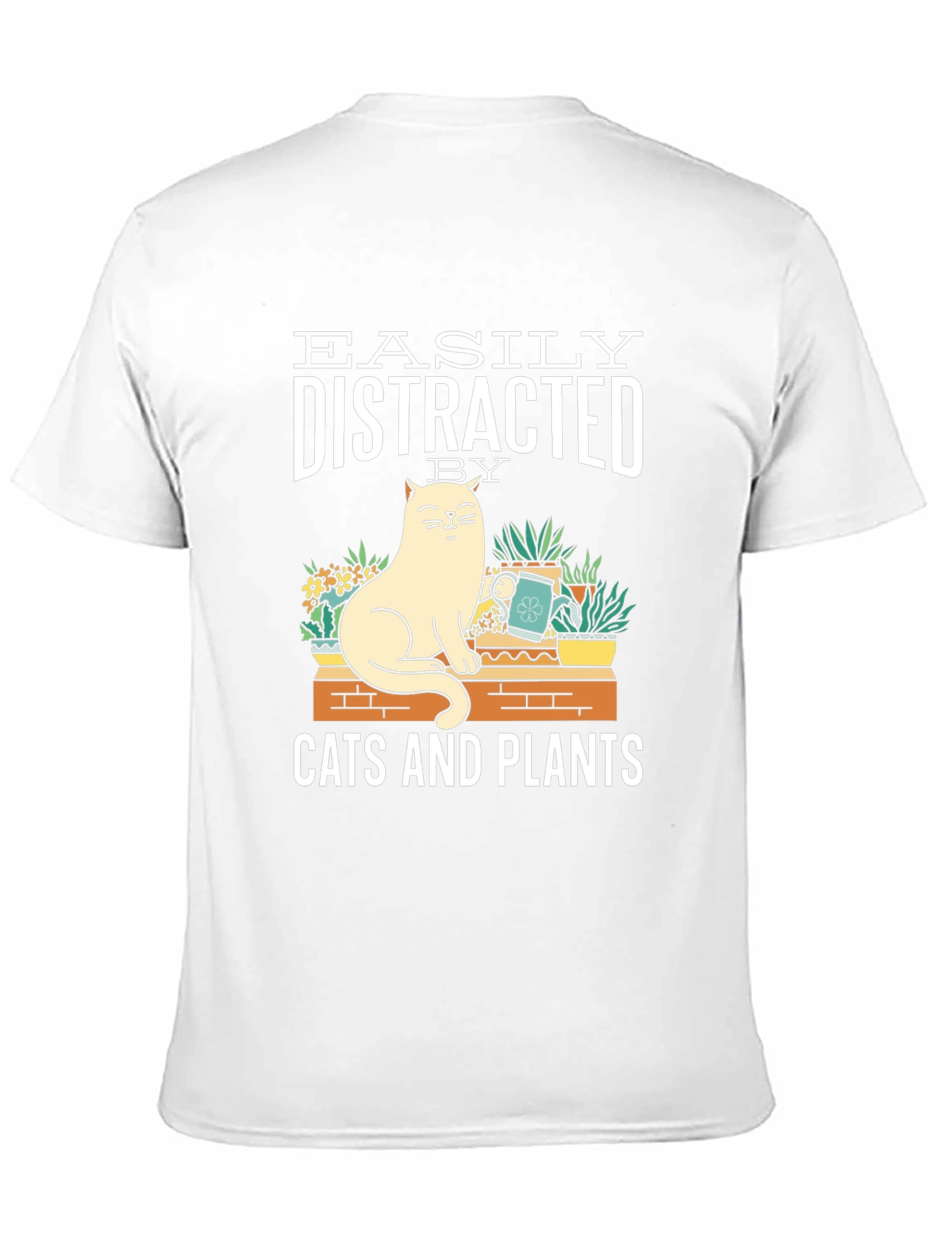 Easily Distracted by Cats and Plants T-Shirt