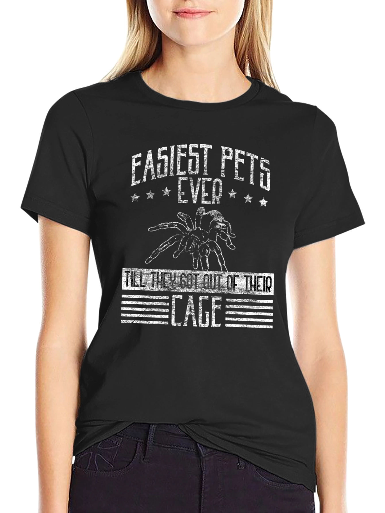 Easiest Pets Ever Tarantula Cage T-Shirt