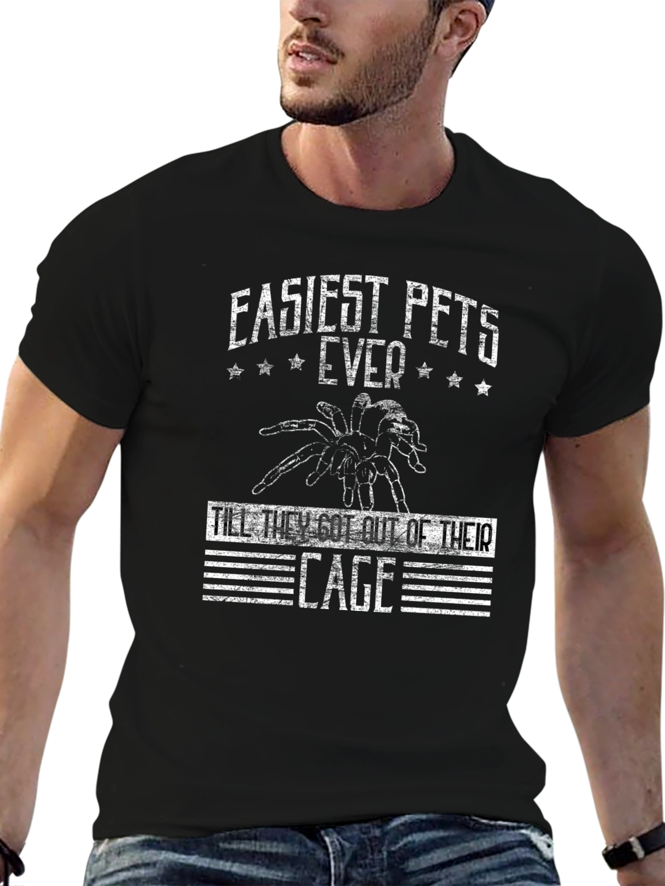 Easiest Pets Ever Tarantula Cage T-Shirt