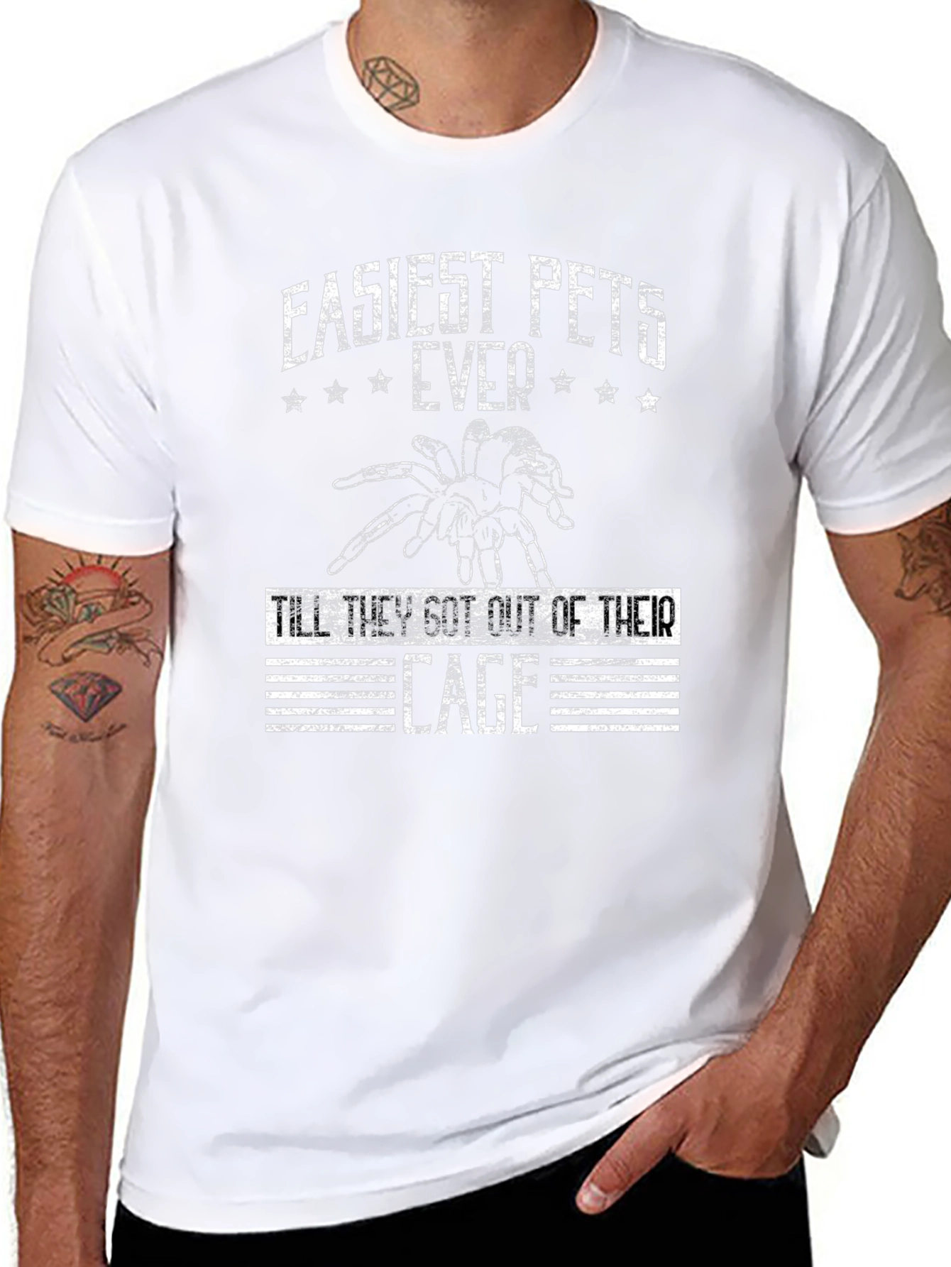 Easiest Pets Ever Tarantula Cage T-Shirt