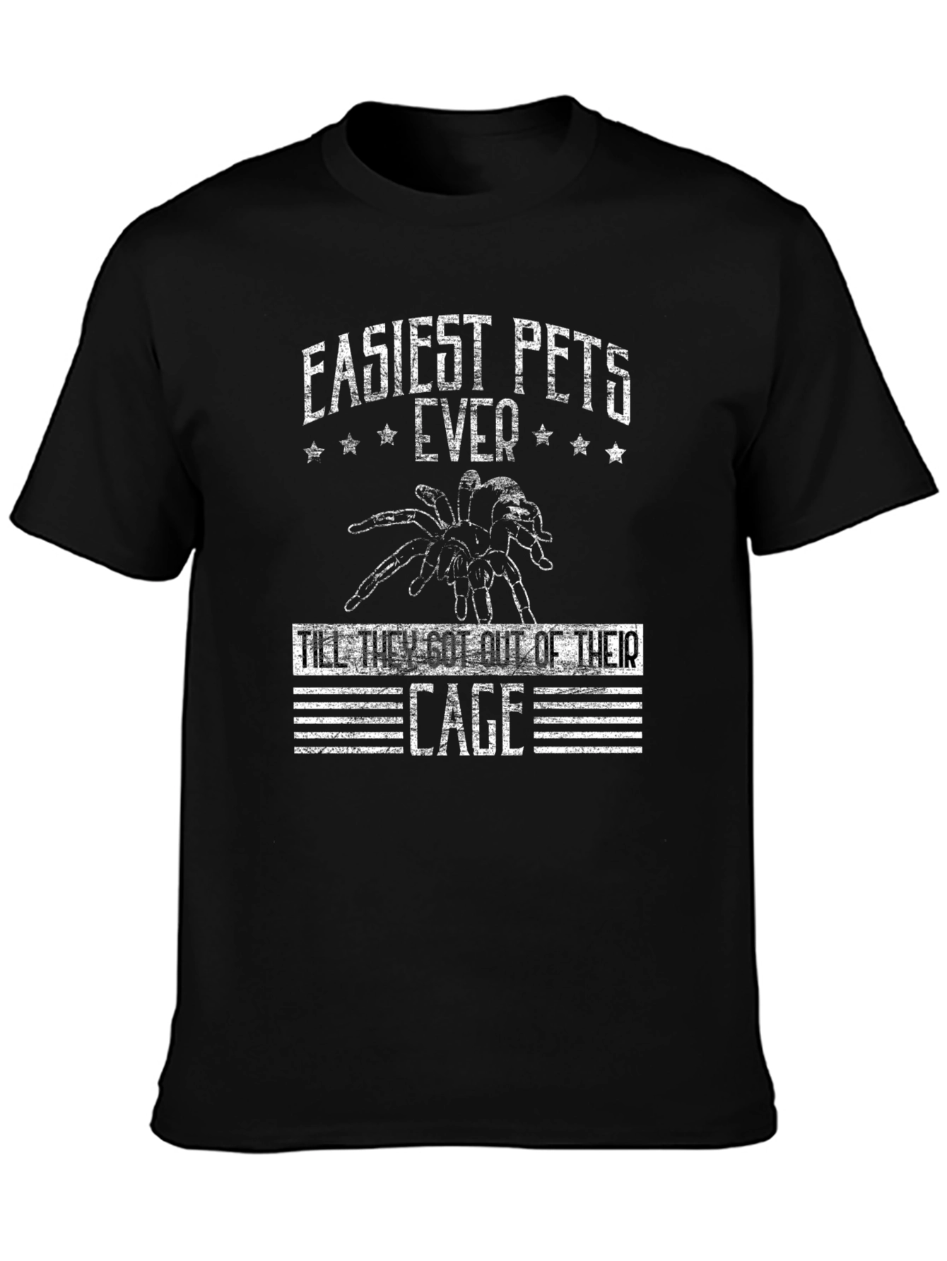 Easiest Pets Ever Tarantula Cage T-Shirt
