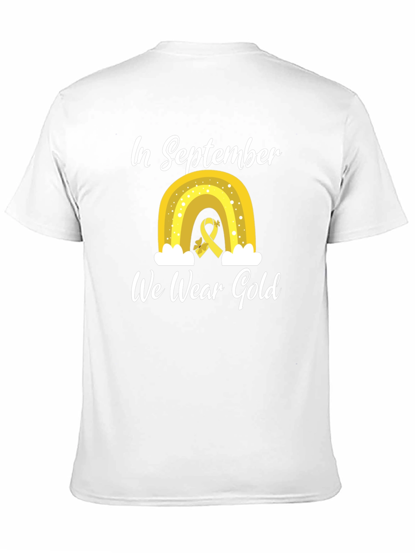 In September We Wear Gold Childhood Cancer Awareness T-Shirt