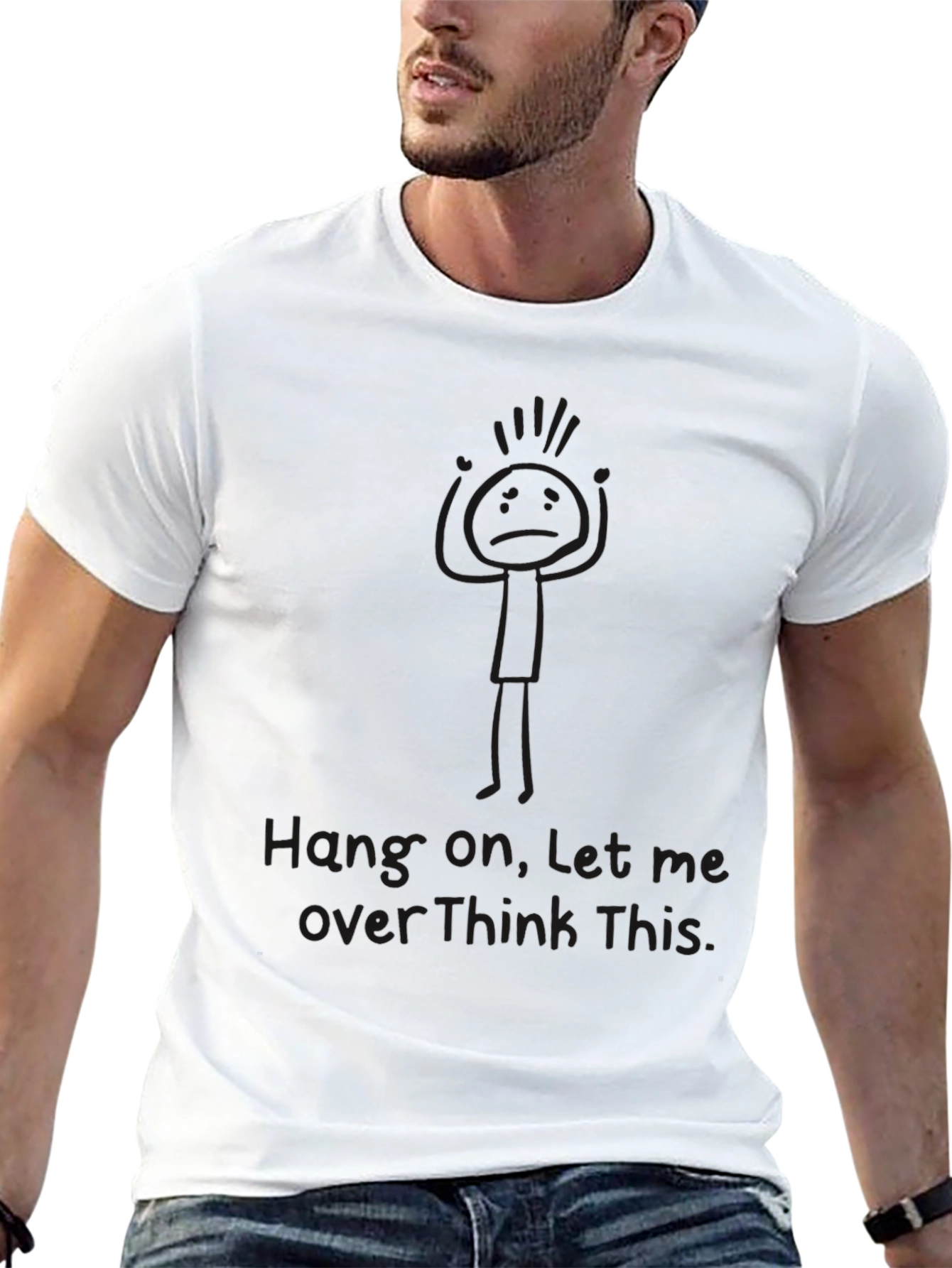 Hang On Funny Overthink T-Shirt