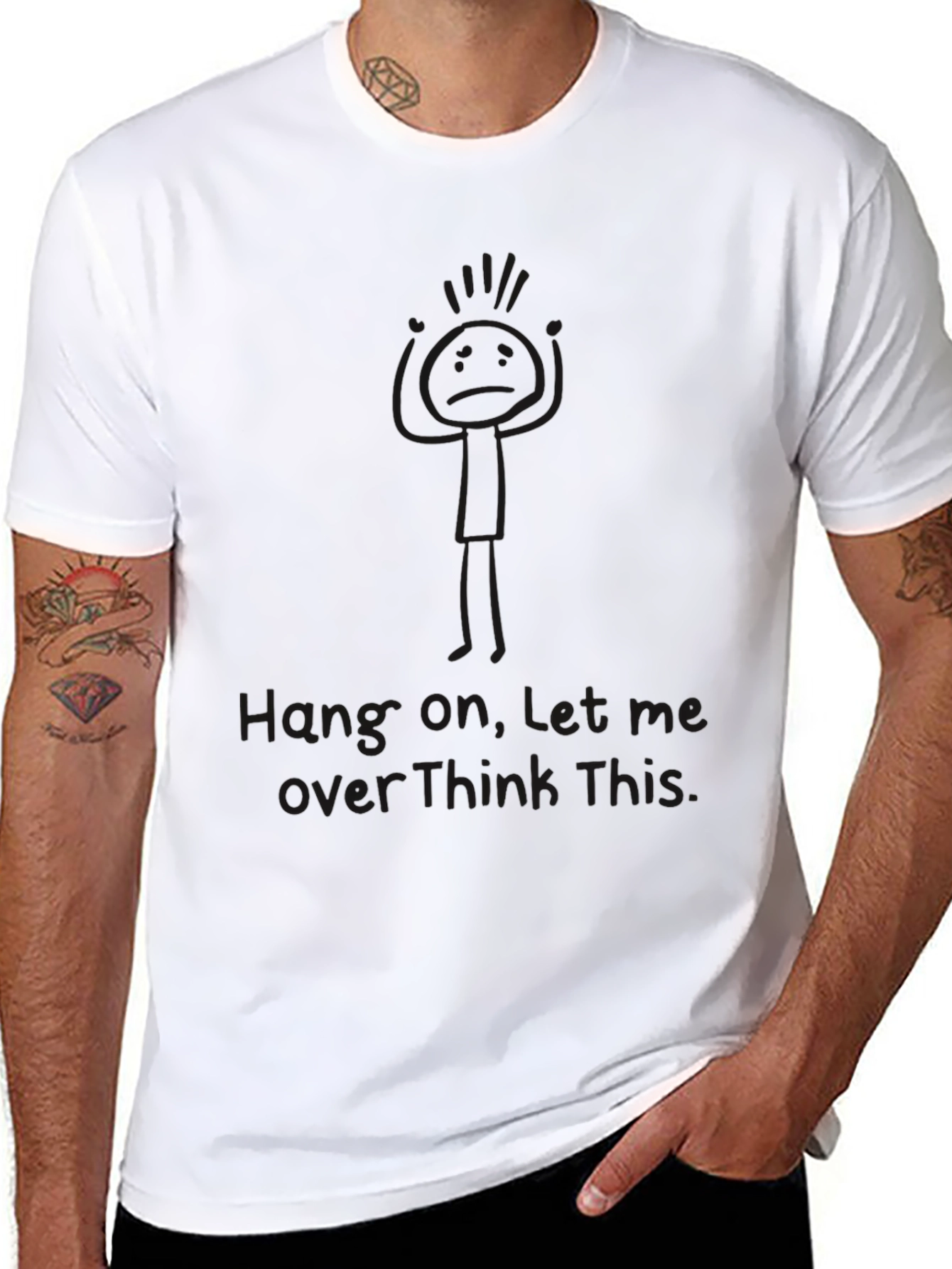 Hang On Funny Overthink T-Shirt