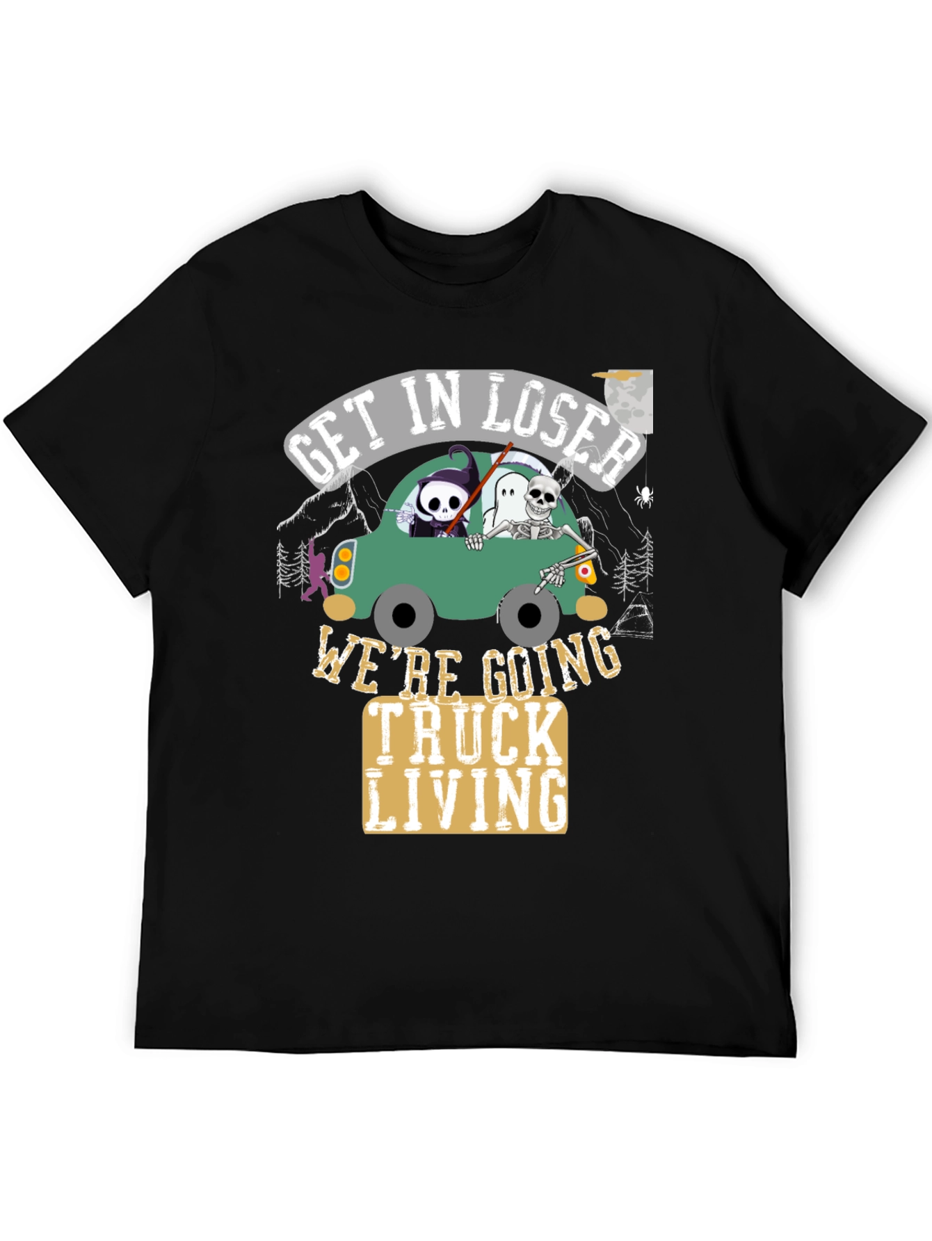 Get In Loser Halloween Graphic T-Shirt
