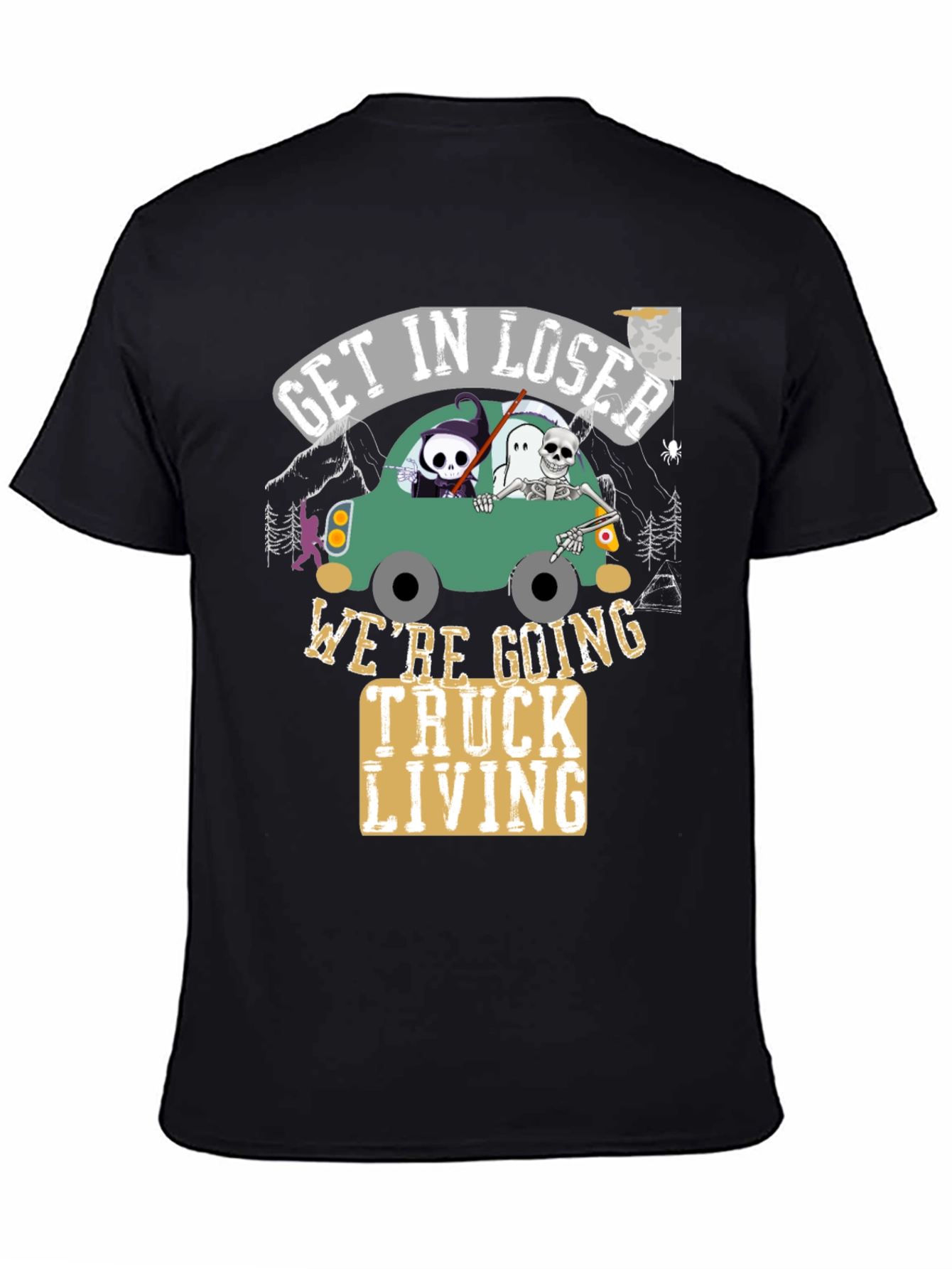 Get In Loser Halloween Graphic T-Shirt