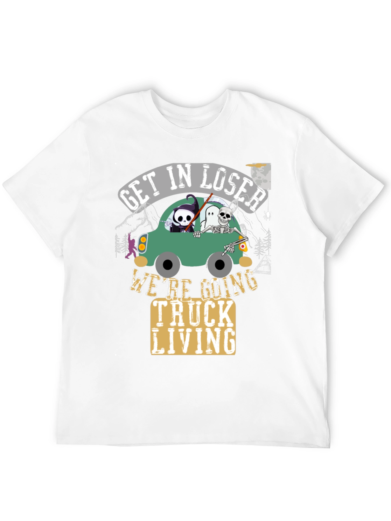 Get In Loser Halloween Graphic T-Shirt