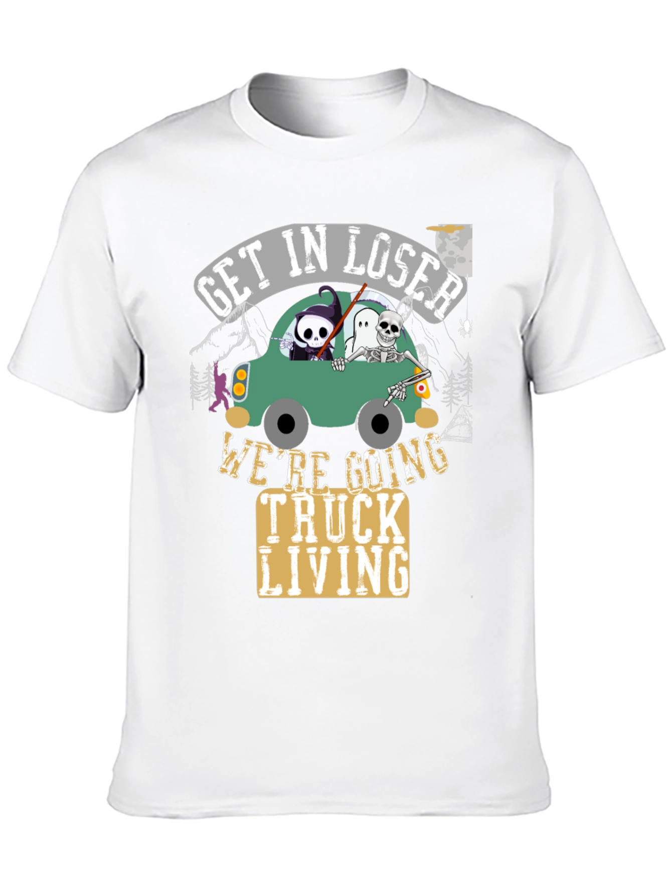Get In Loser Halloween Graphic T-Shirt