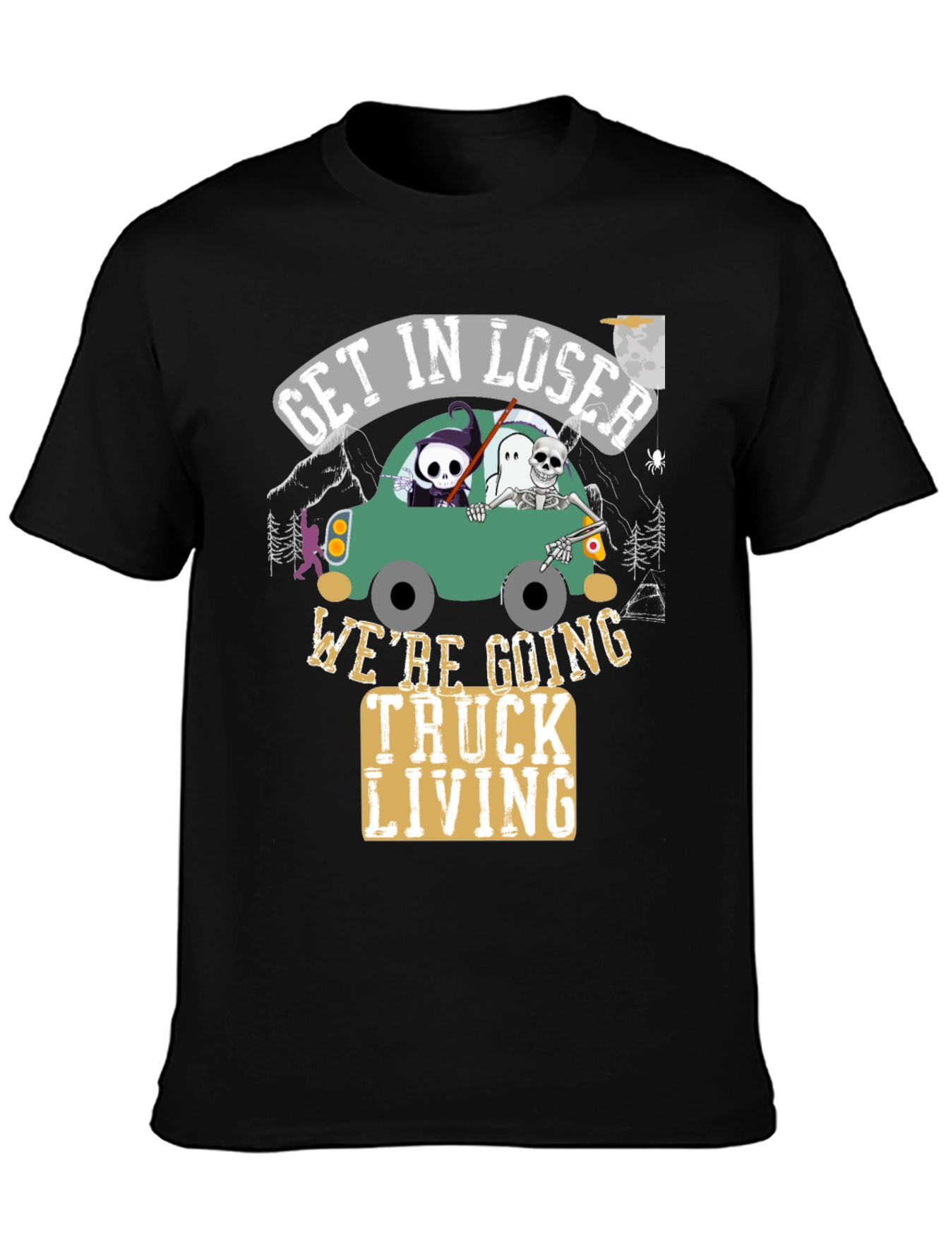 Get In Loser Halloween Graphic T-Shirt
