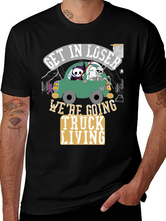 Get In Loser Halloween Graphic T-Shirt