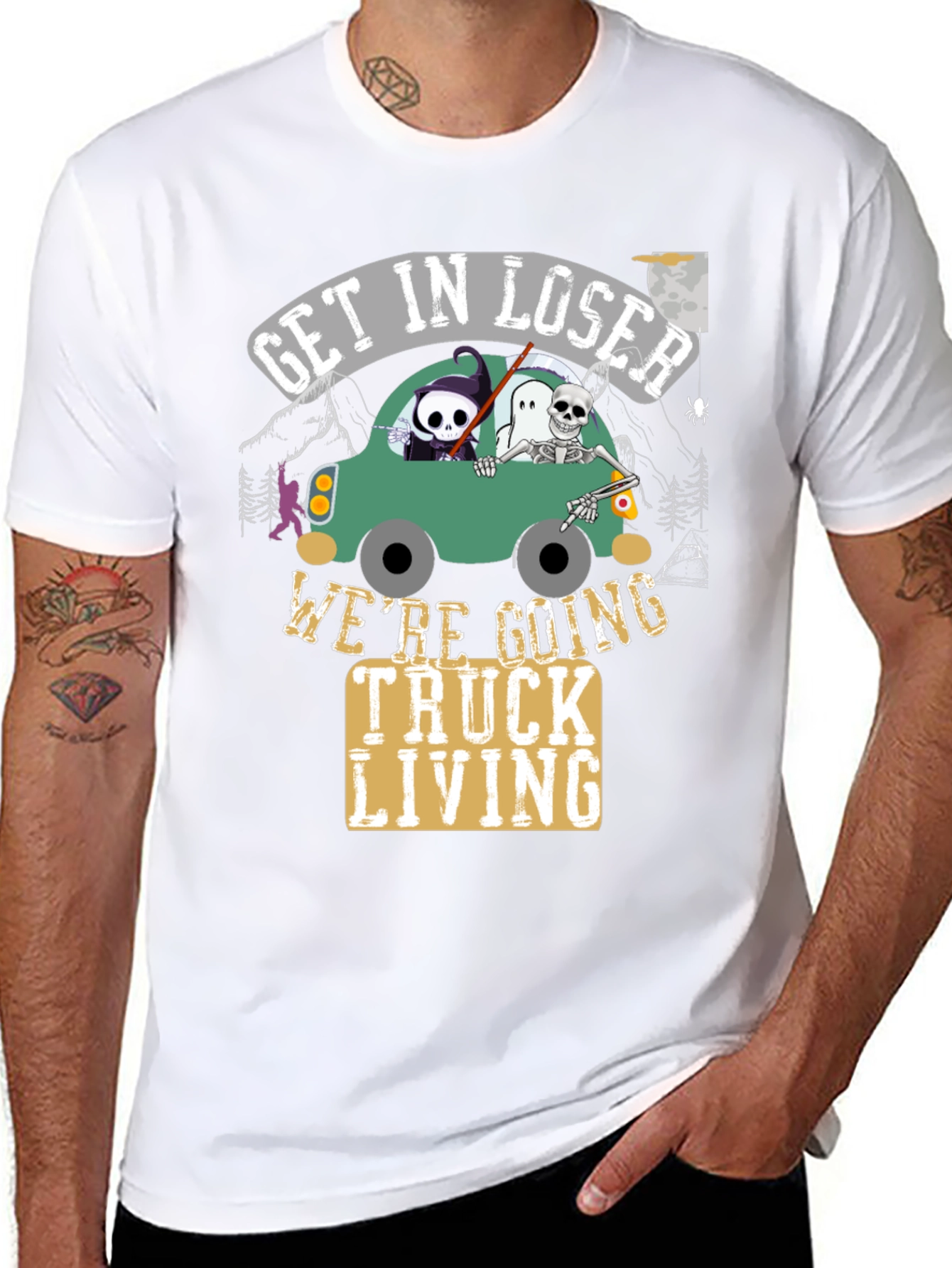 Get In Loser Halloween Graphic T-Shirt