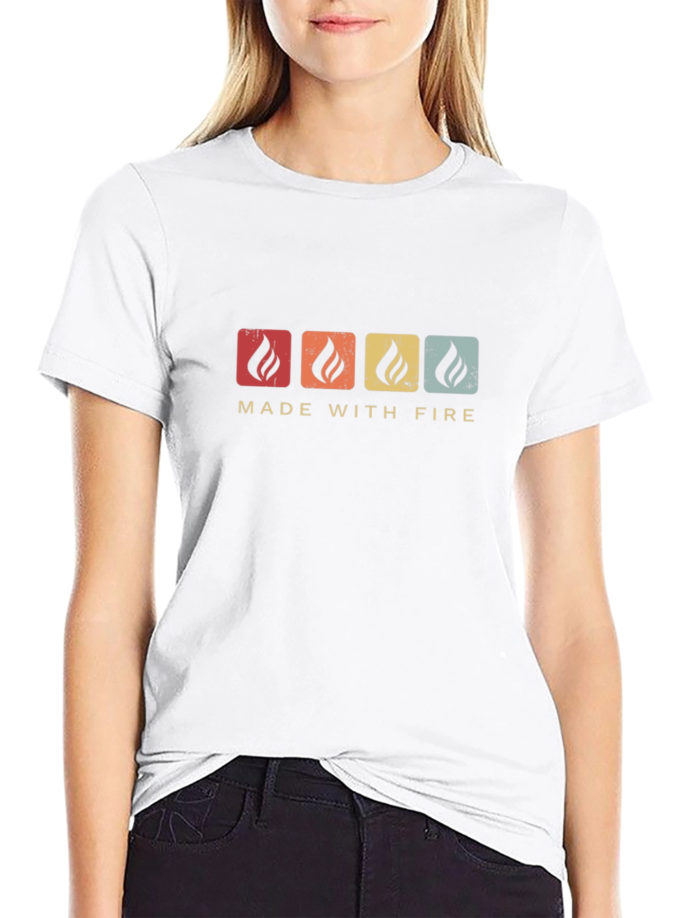 Made With Fire Graphic Tee