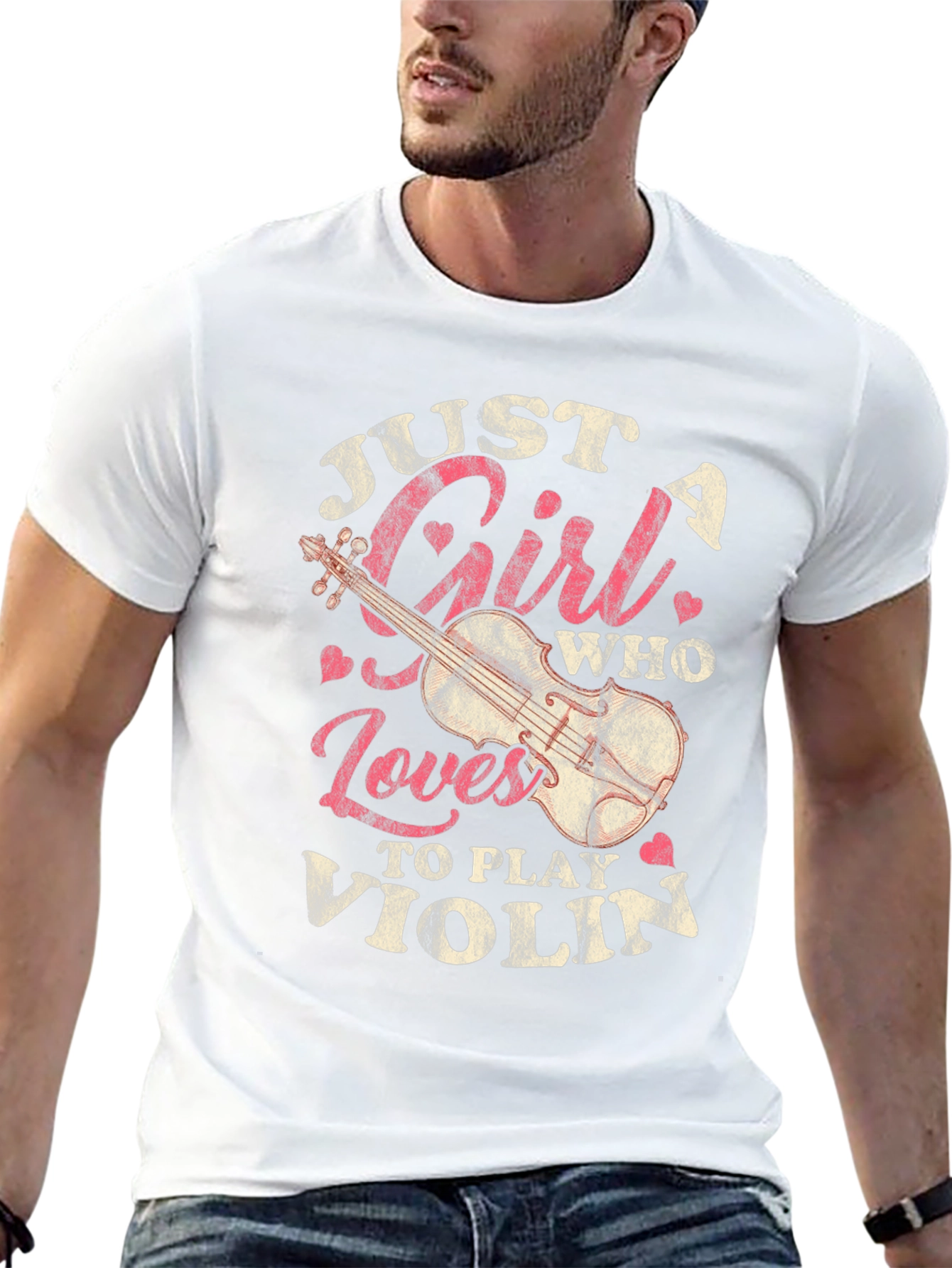 Just A Girl Who Loves To Play Violin T-Shirt