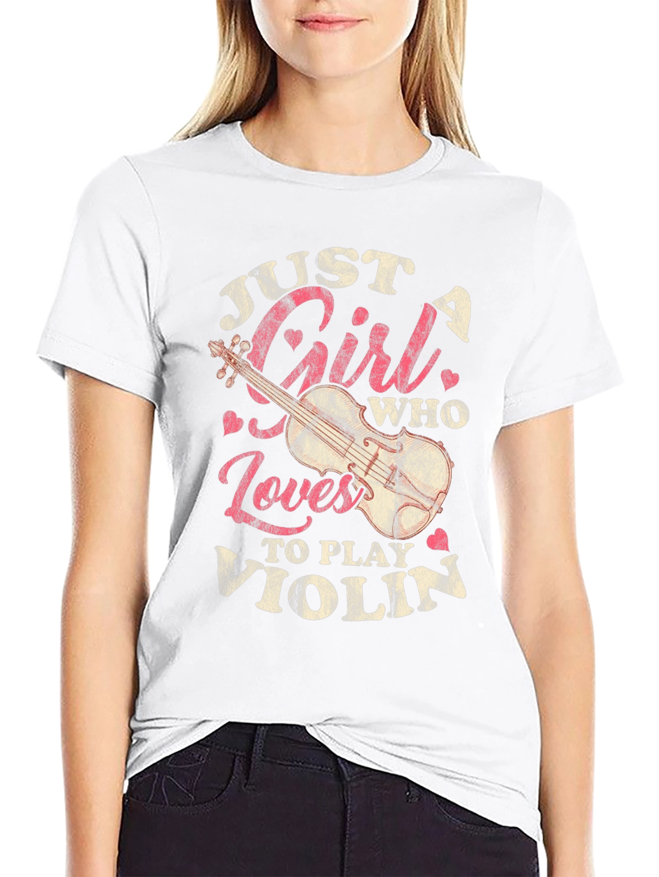 Just A Girl Who Loves To Play Violin T-Shirt