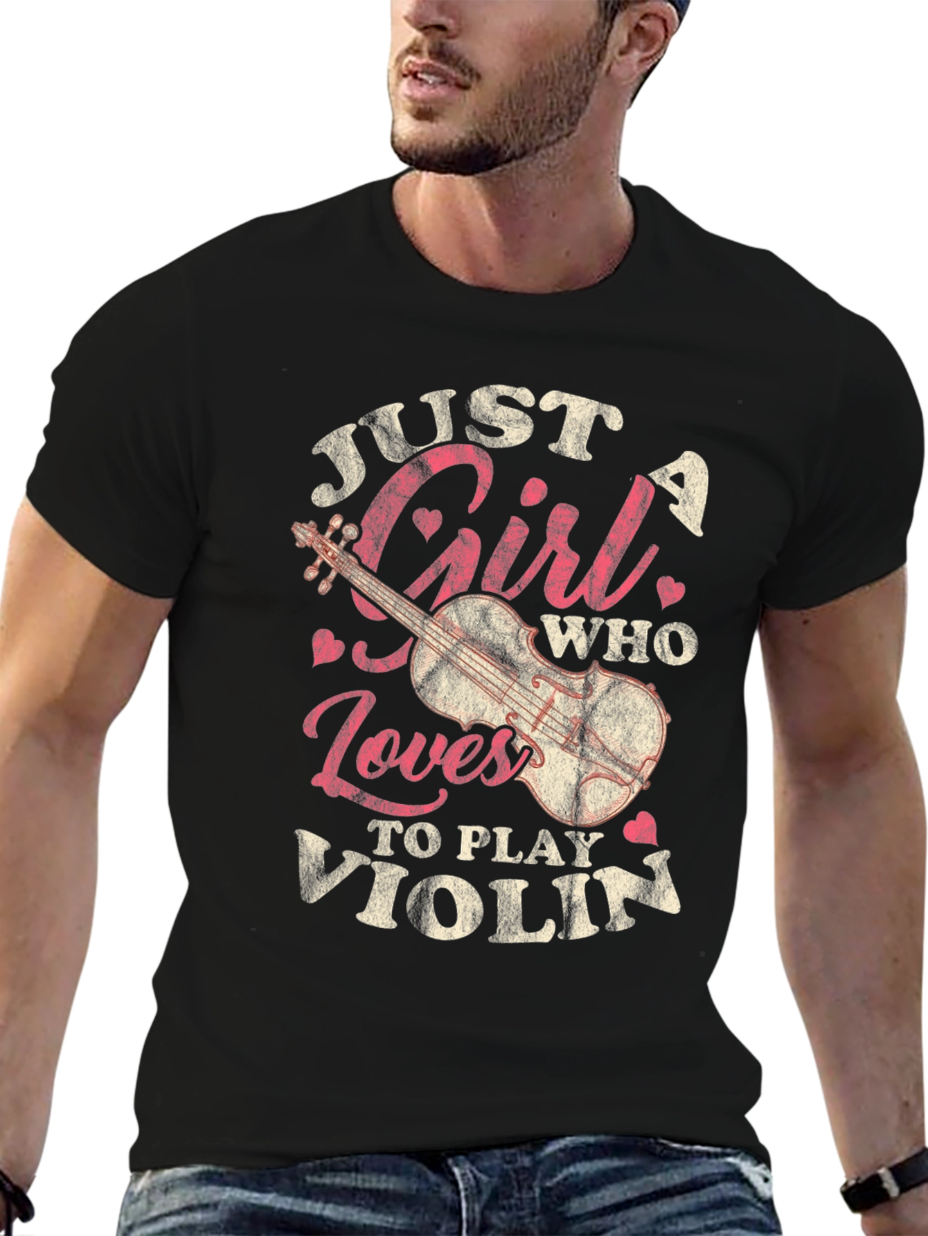 Just A Girl Who Loves To Play Violin T-Shirt