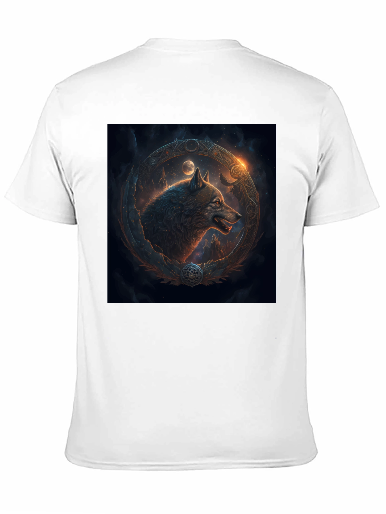 Wolf Art Black Tee