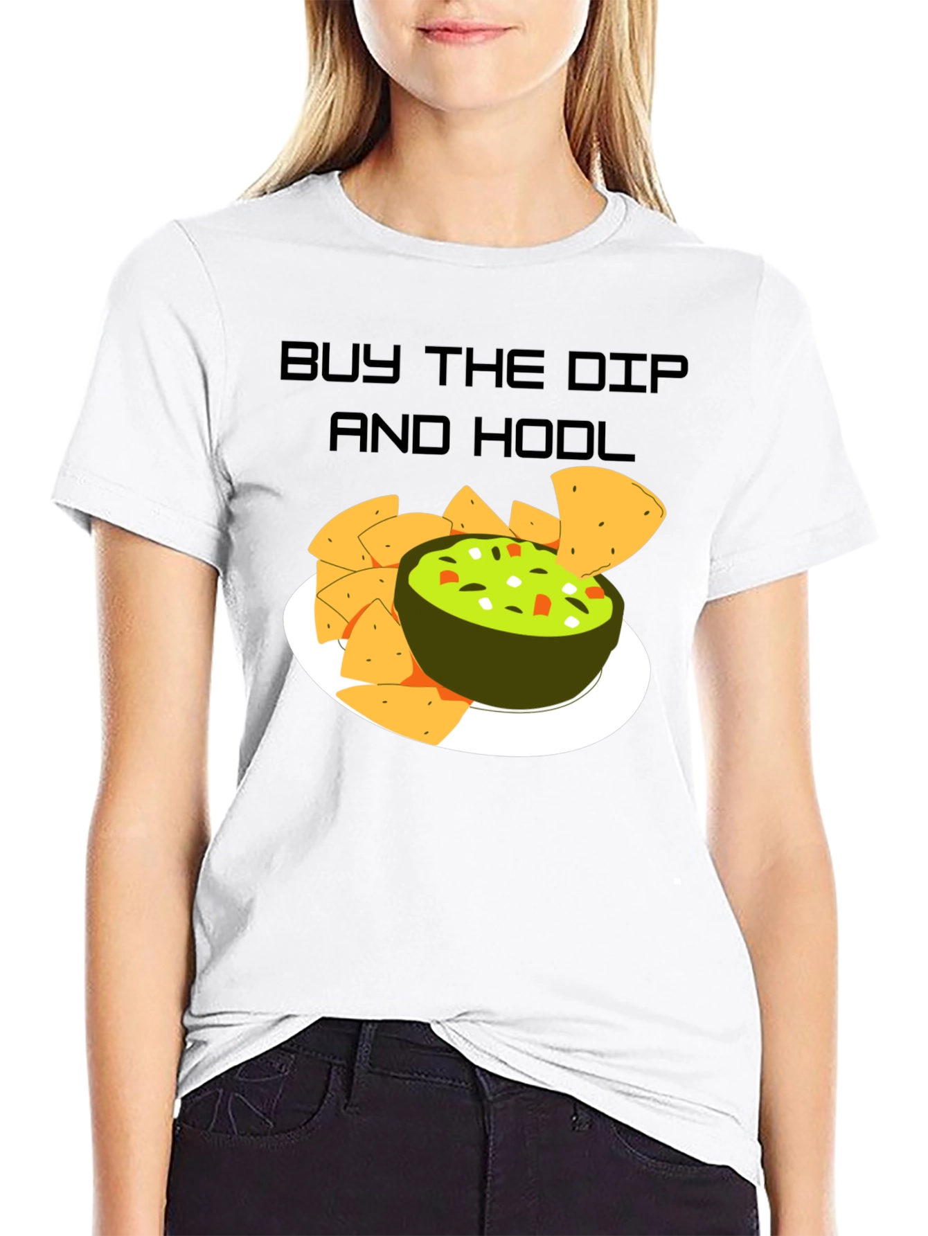 Buy The Dip & HODL Graphic T-Shirt