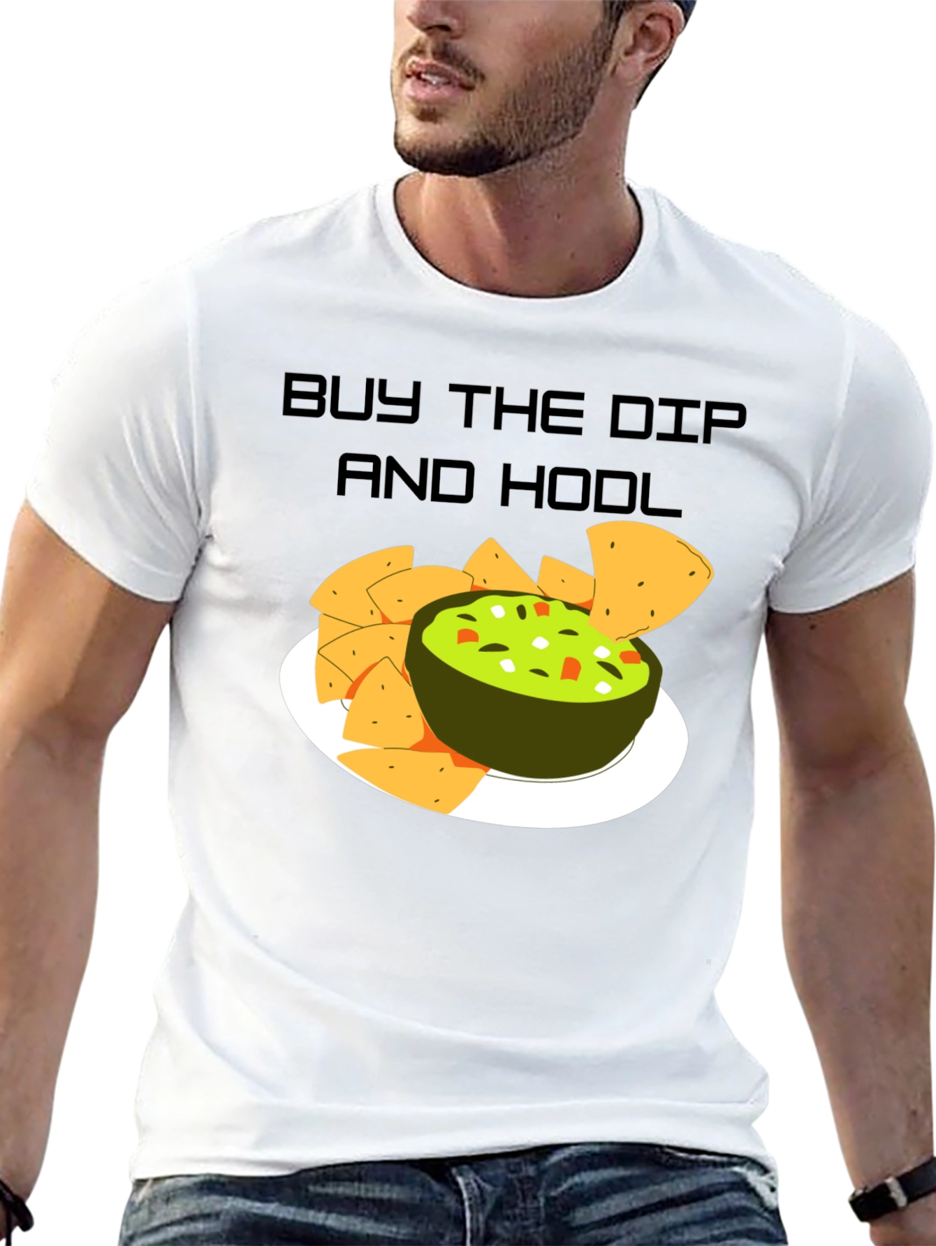 Buy The Dip & HODL Graphic T-Shirt
