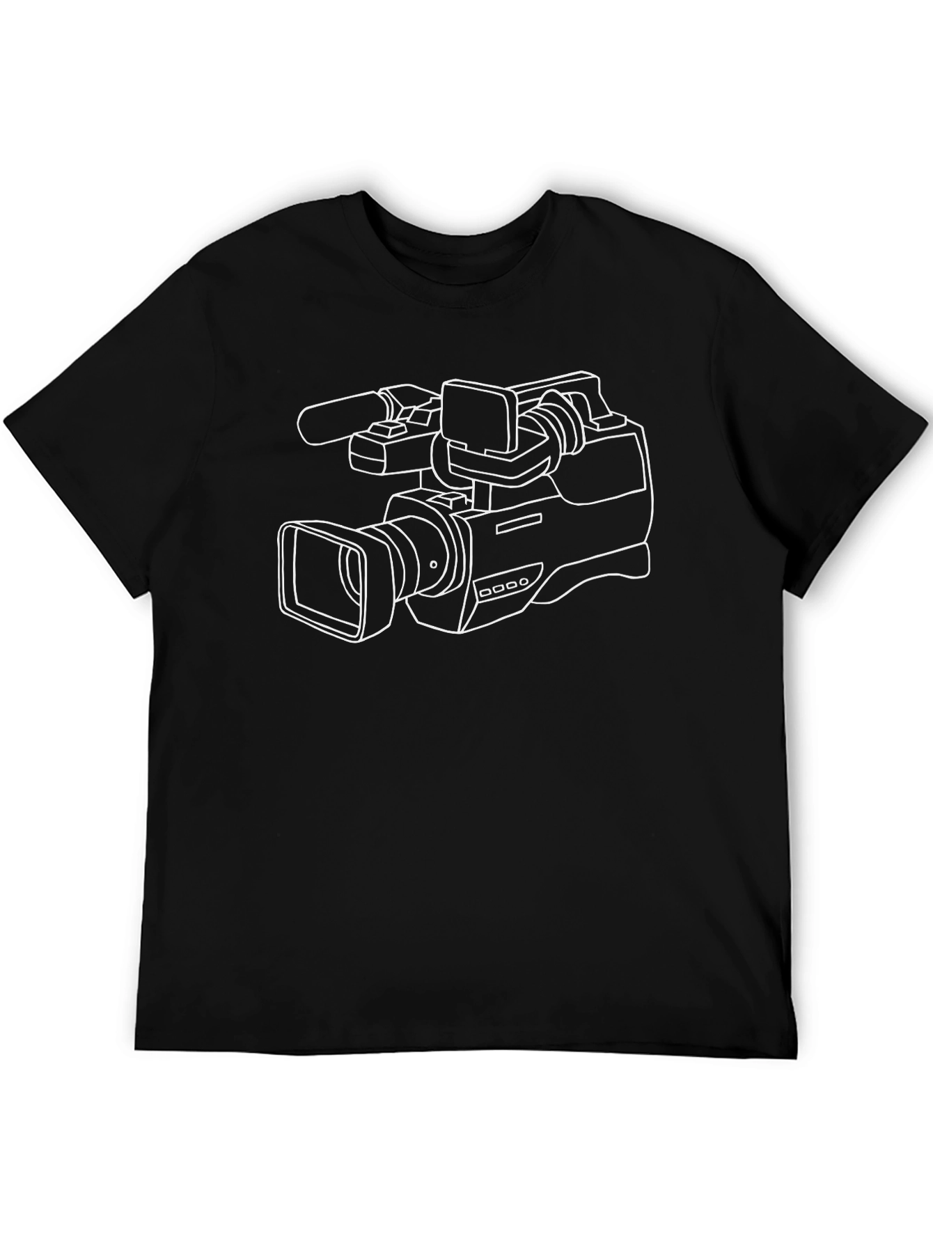 Camera Graphic Tee - Classic Filmmaker Style
