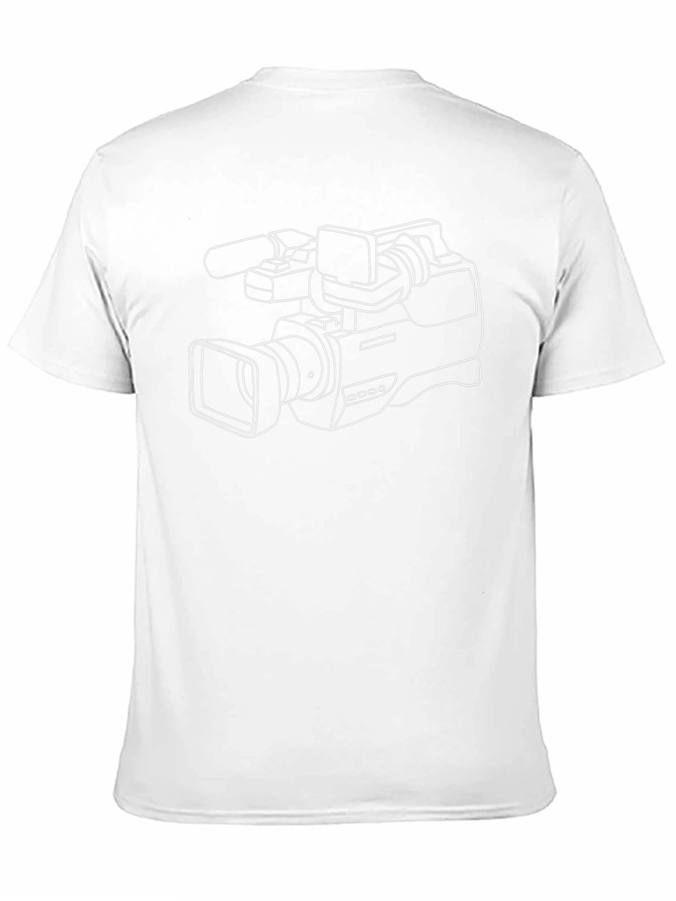 Camera Graphic Tee - Classic Filmmaker Style