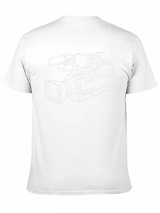 Camera Graphic Tee - Classic Filmmaker Style