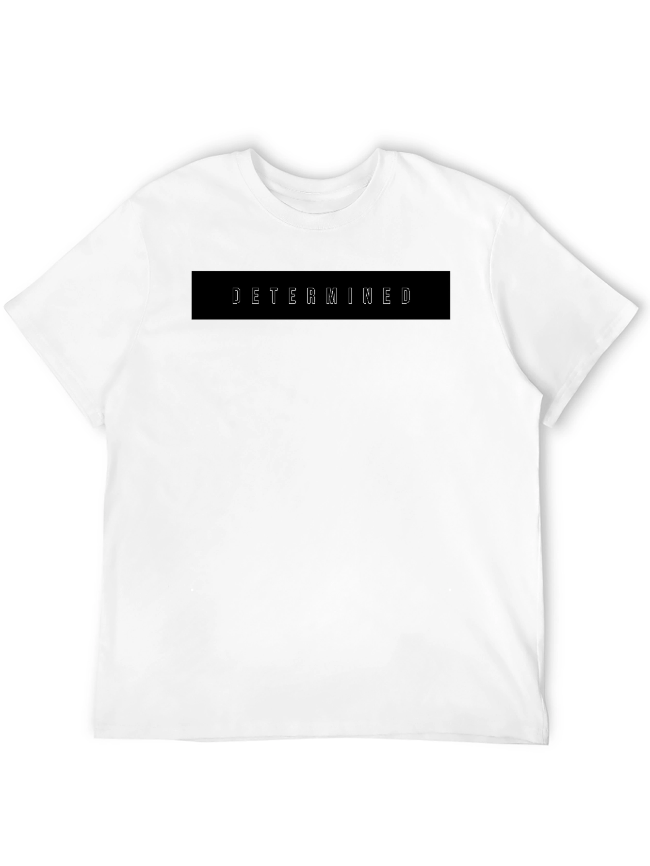 Determined Graphic Black T-Shirt