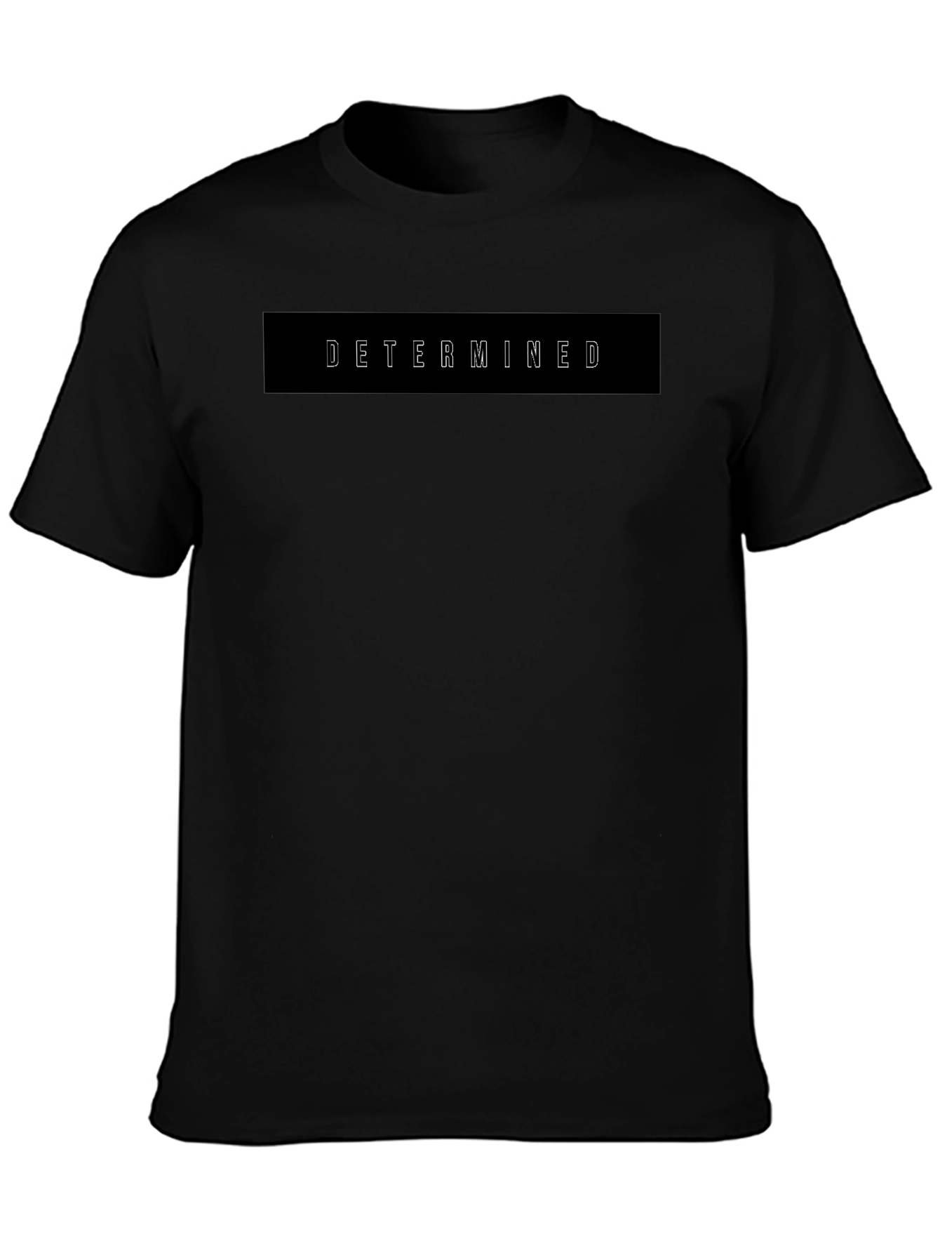 Determined Graphic Black T-Shirt