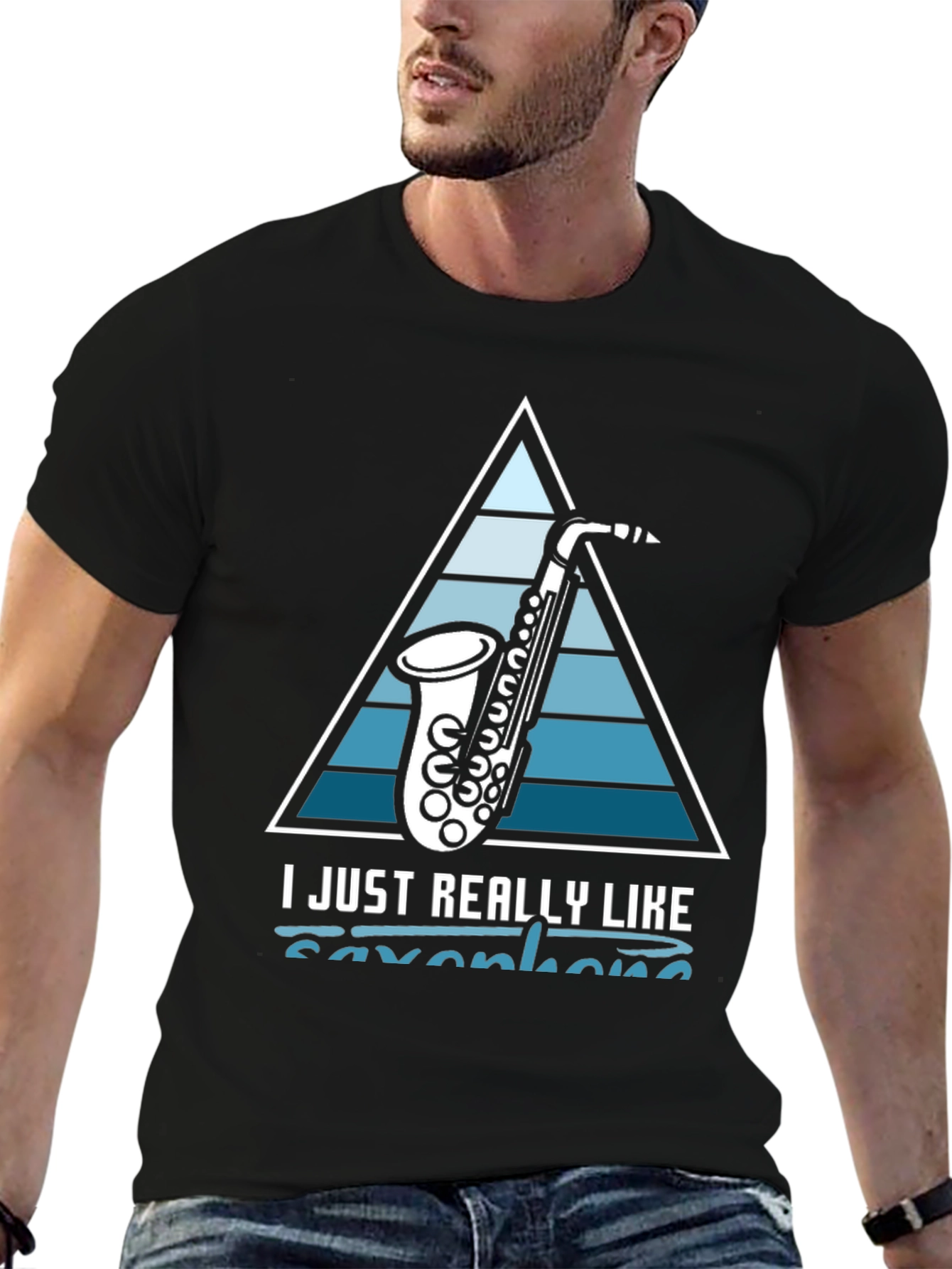 Saxophone Lover T-Shirt: I Just Really Like Saxophones