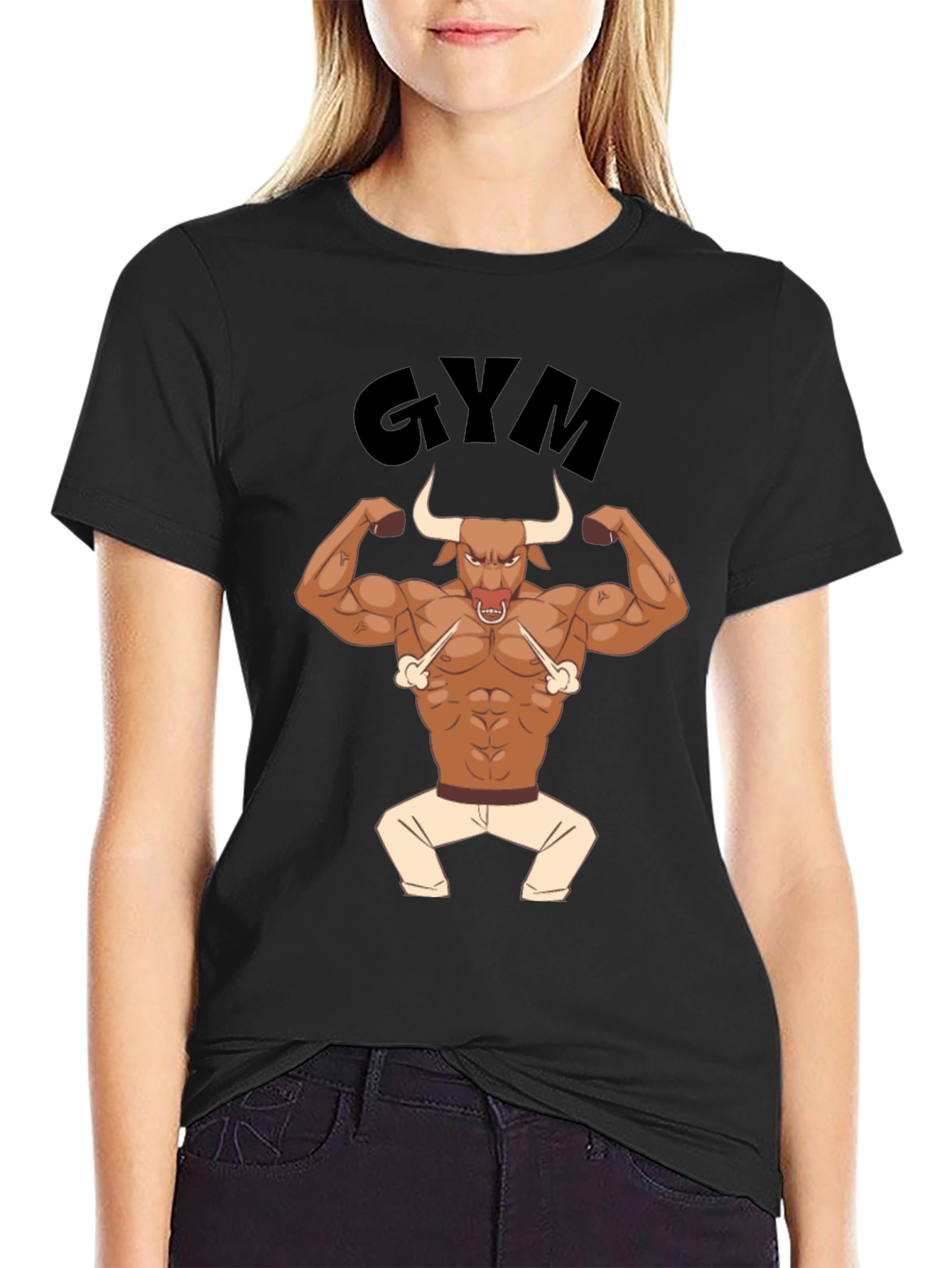Gym Bull T-Shirt - Workout Motivation