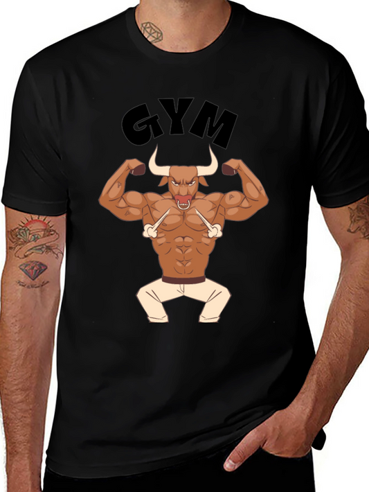 Gym Bull T-Shirt - Workout Motivation