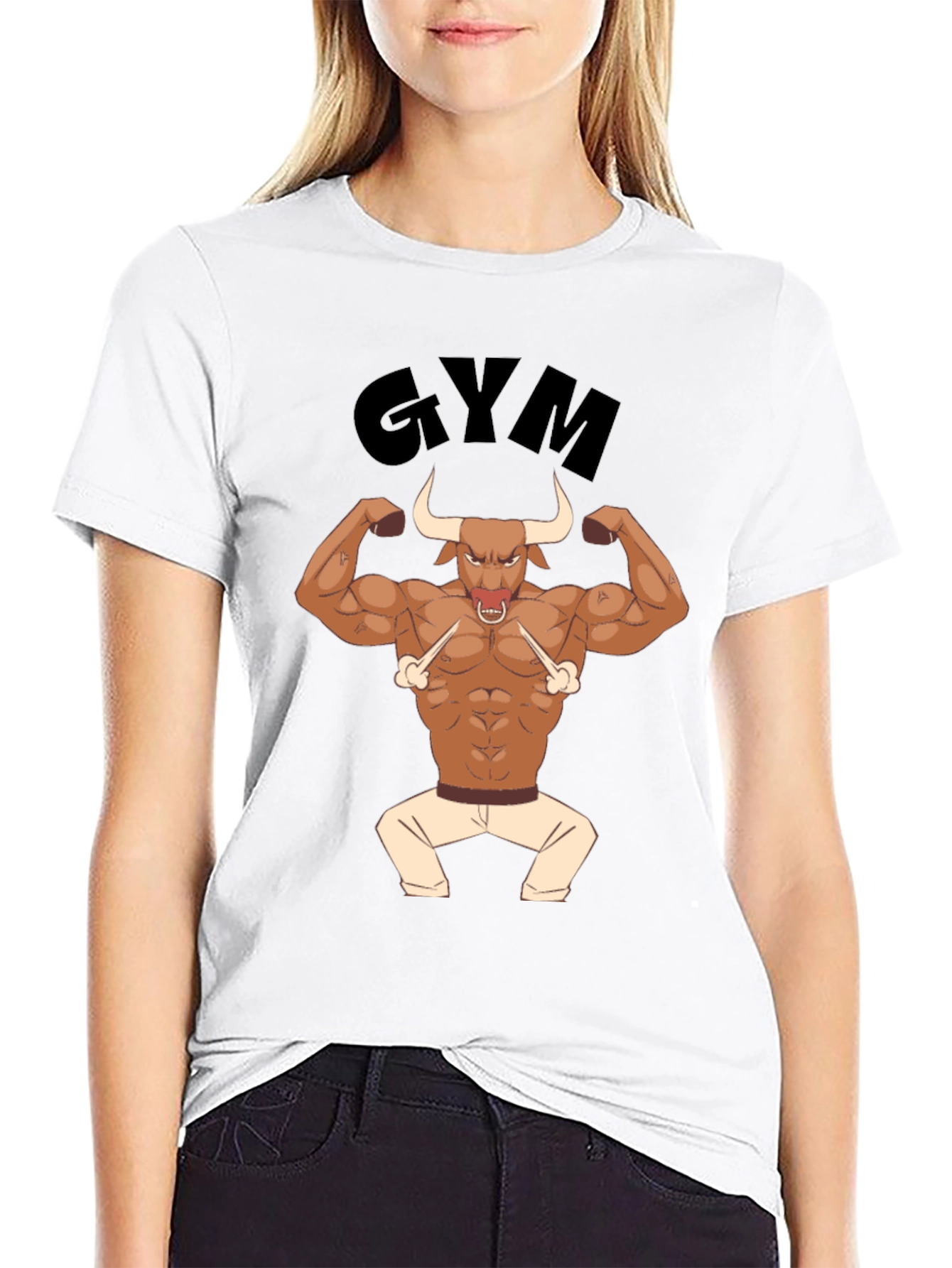 Gym Bull T-Shirt - Workout Motivation