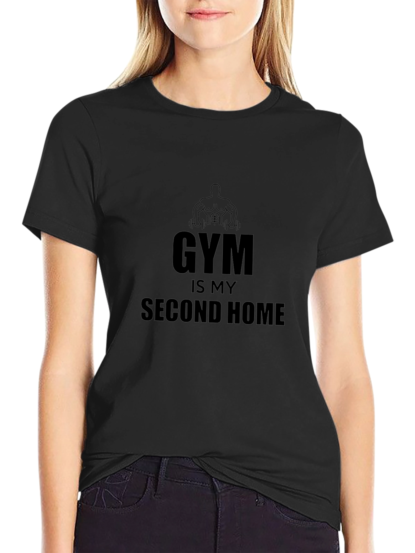 Gym Is My Second Home T-Shirt